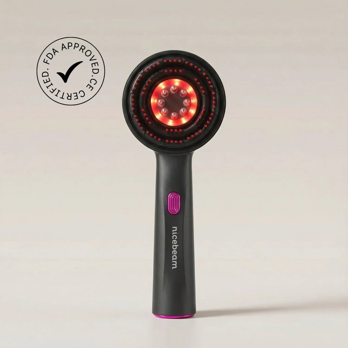 Nicebeam 3-in-1 Scalp Massager with Red Light Therapy for Hair Growth & Scalp Health Nicebeam