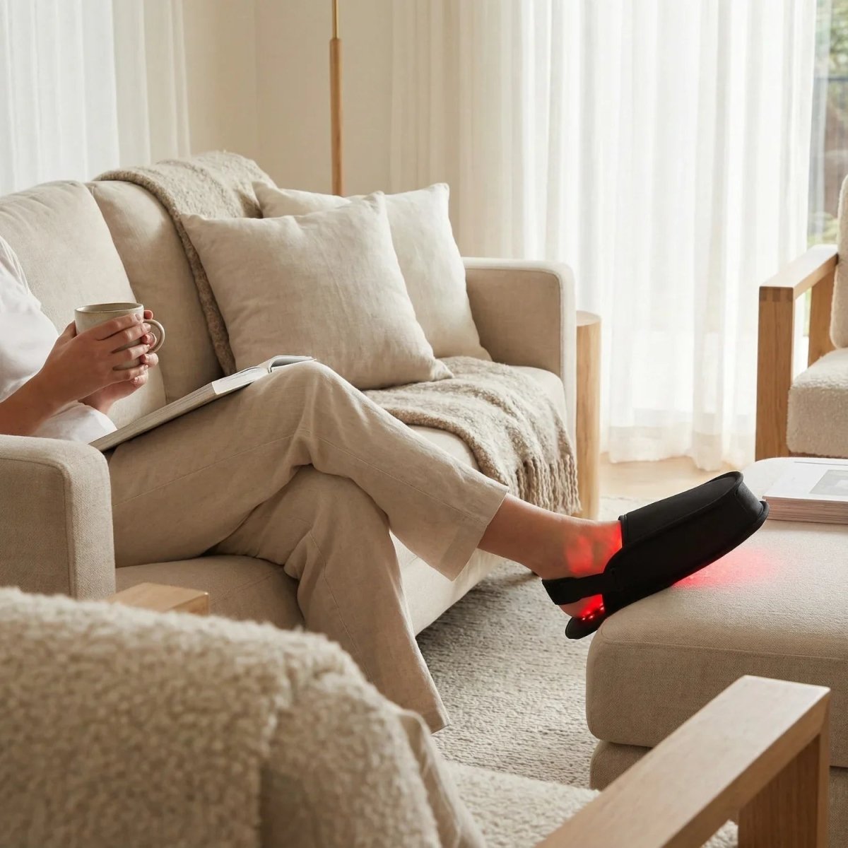 Nicebeam Red Light Therapy Slippers Nicebeam