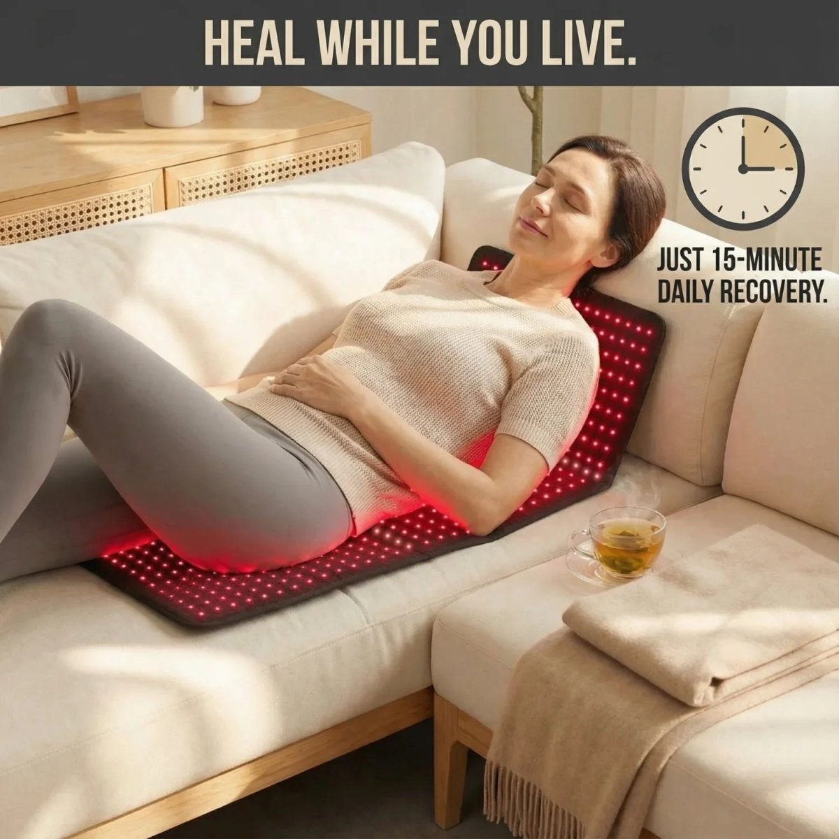 Nicebeam Red Light Therapy Ultra Pad for Full Body Nicebeam