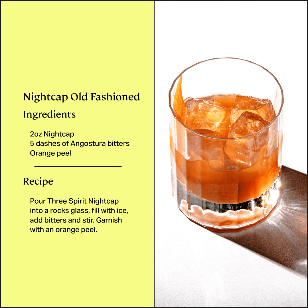 Nightcap • Non - Alcoholic Botanical Elixir • The Dream Maker Three Spirit US