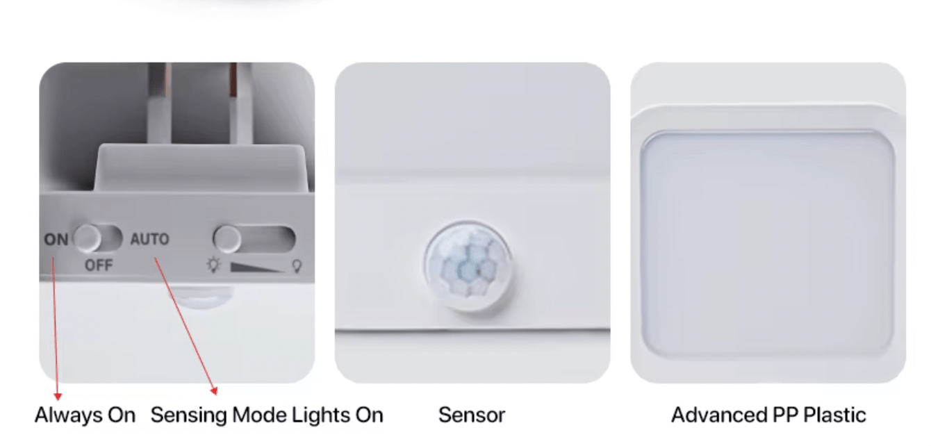Nightlight - Motion Sensing Red Circadian Friendly DreamWalkerz