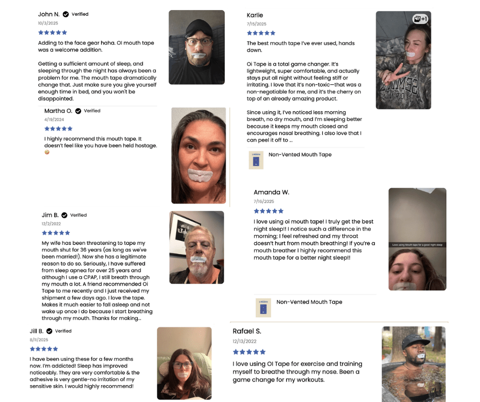 oi tape™ Vented Mouth Tape oi tape