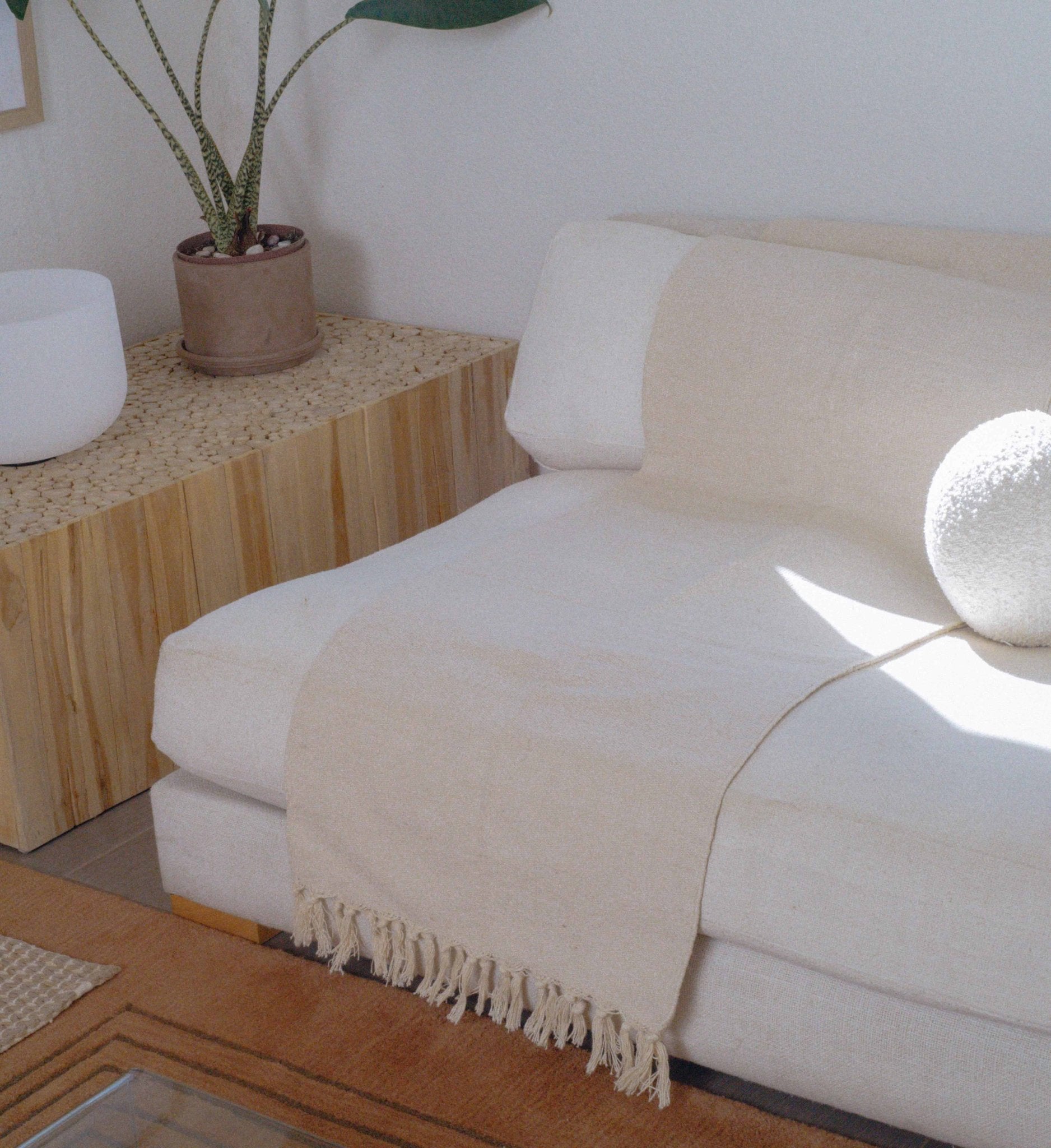 Organic Cotton Yoga Blanket - Naturally Dyed okoliving