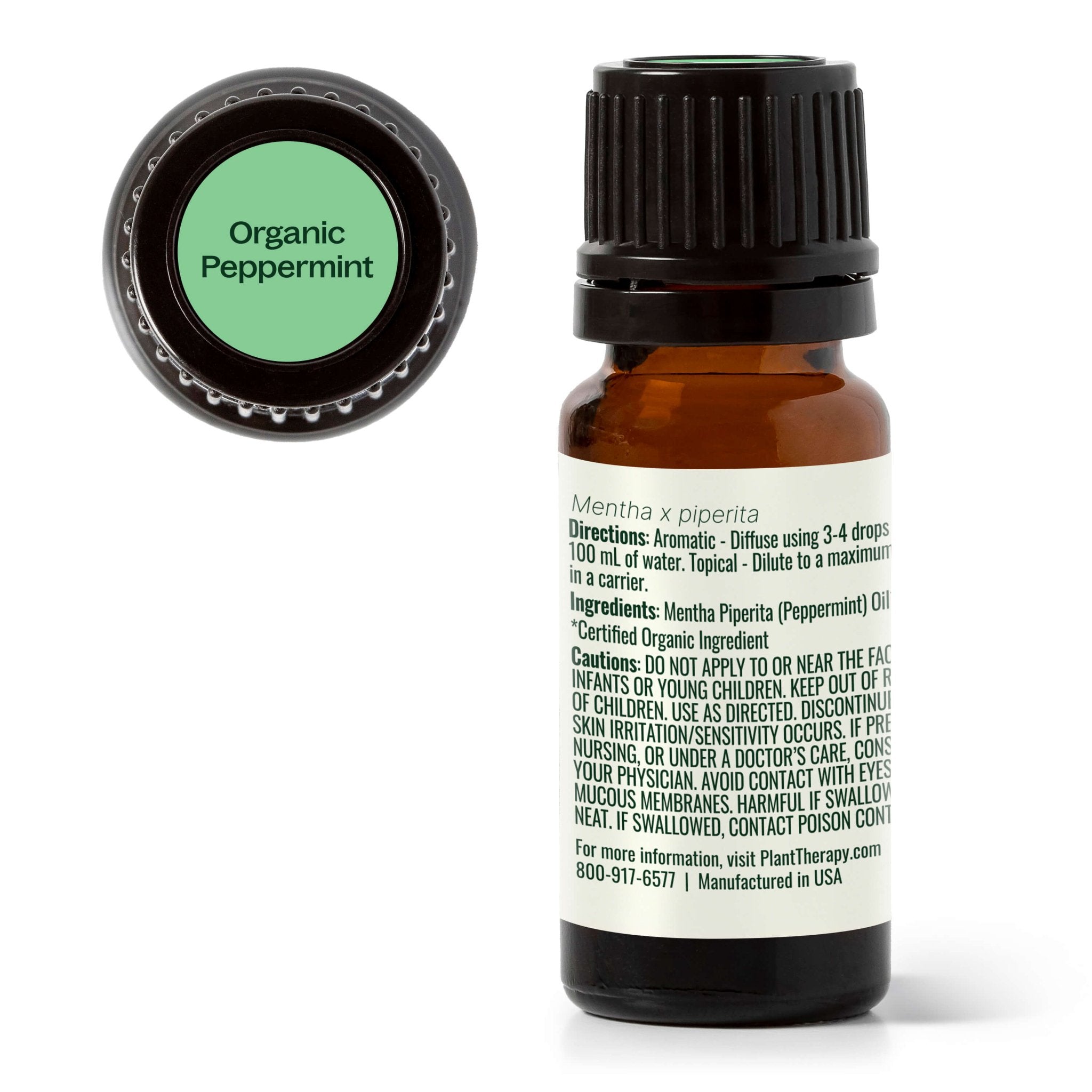 Organic Peppermint Essential Oil Plant Therapy