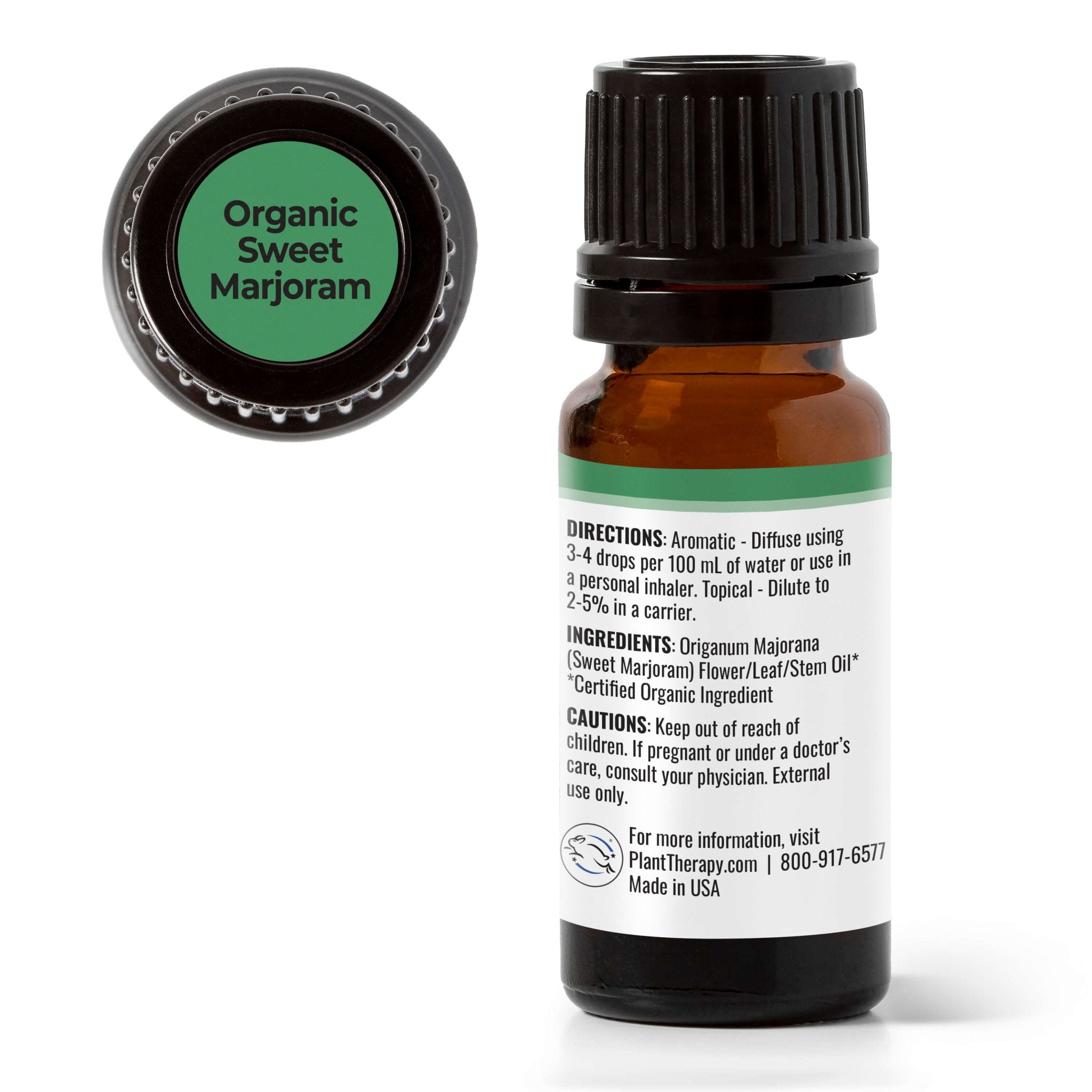 Organic Sweet Marjoram Essential Oil Plant Therapy