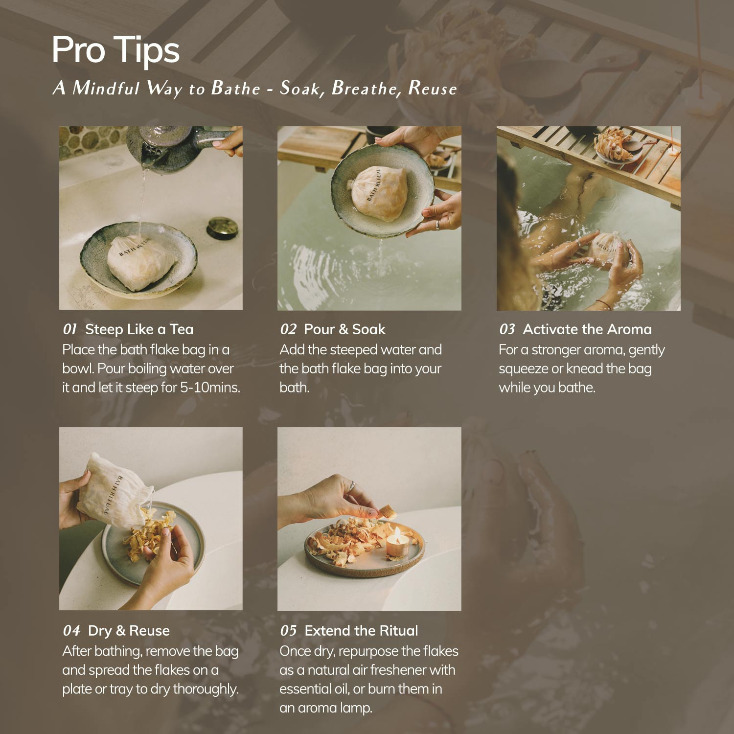 Palo Santo Bath Flakes CEDAR AND MYRRH