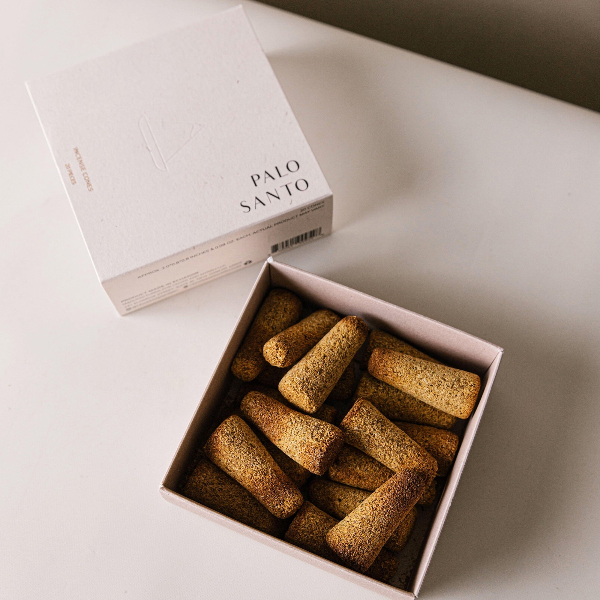 Palo Santo Incense Cones - Handmade in Ecuador (20 pcs) CEDAR AND MYRRH