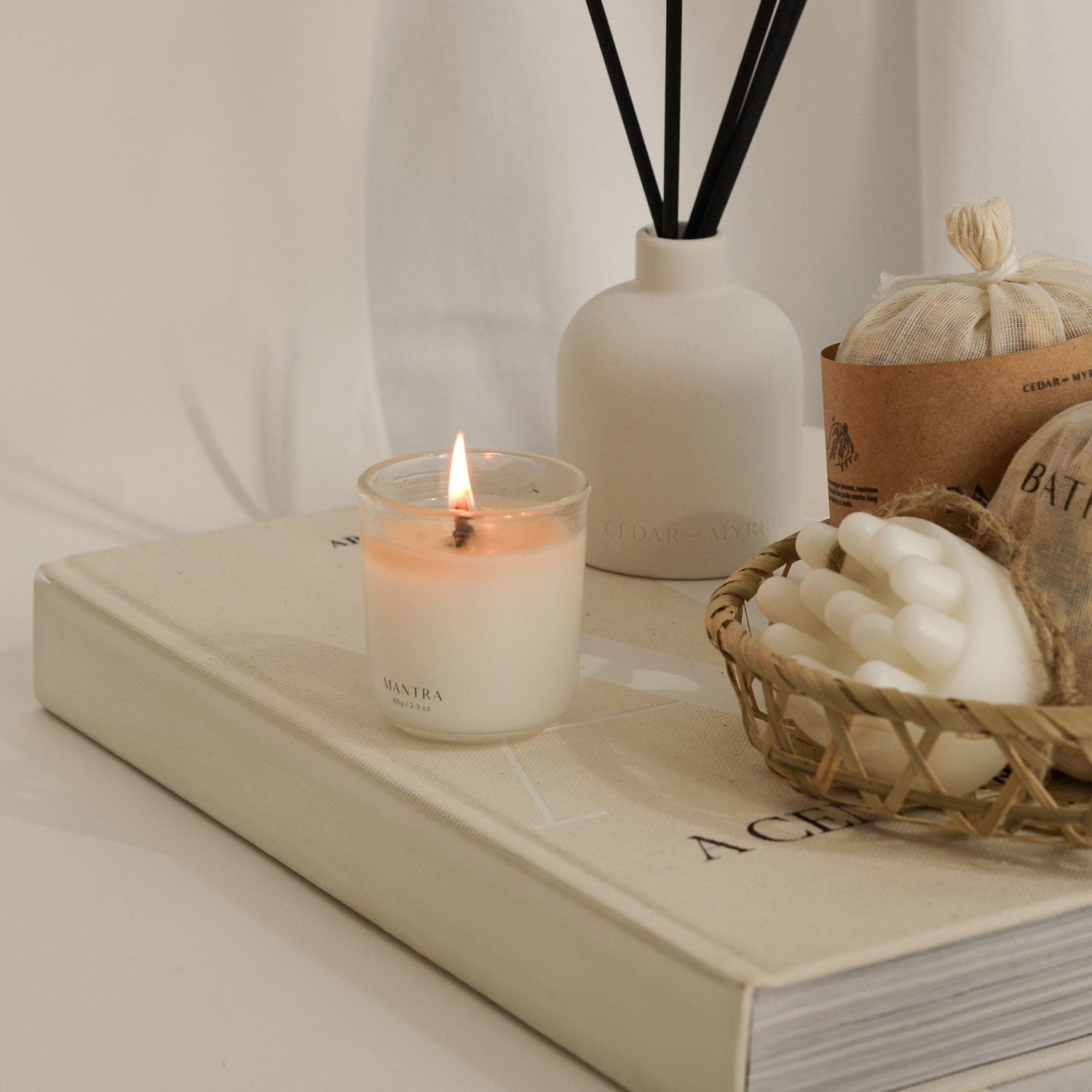 Palo Santo Self - Care Gift Set CEDAR AND MYRRH