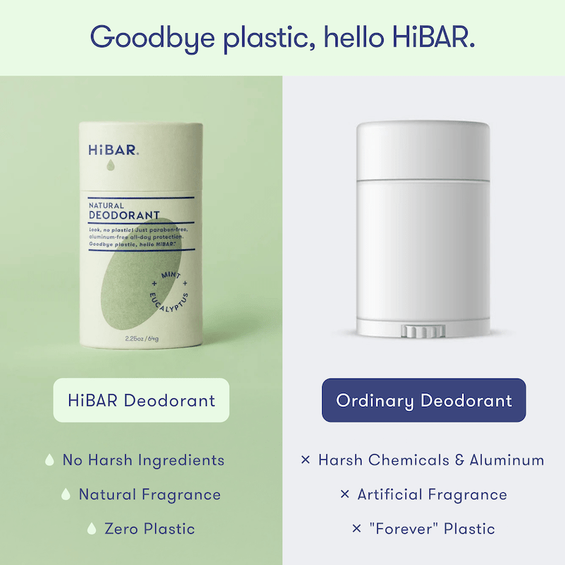 Plastic-Free Deodorant HiBAR