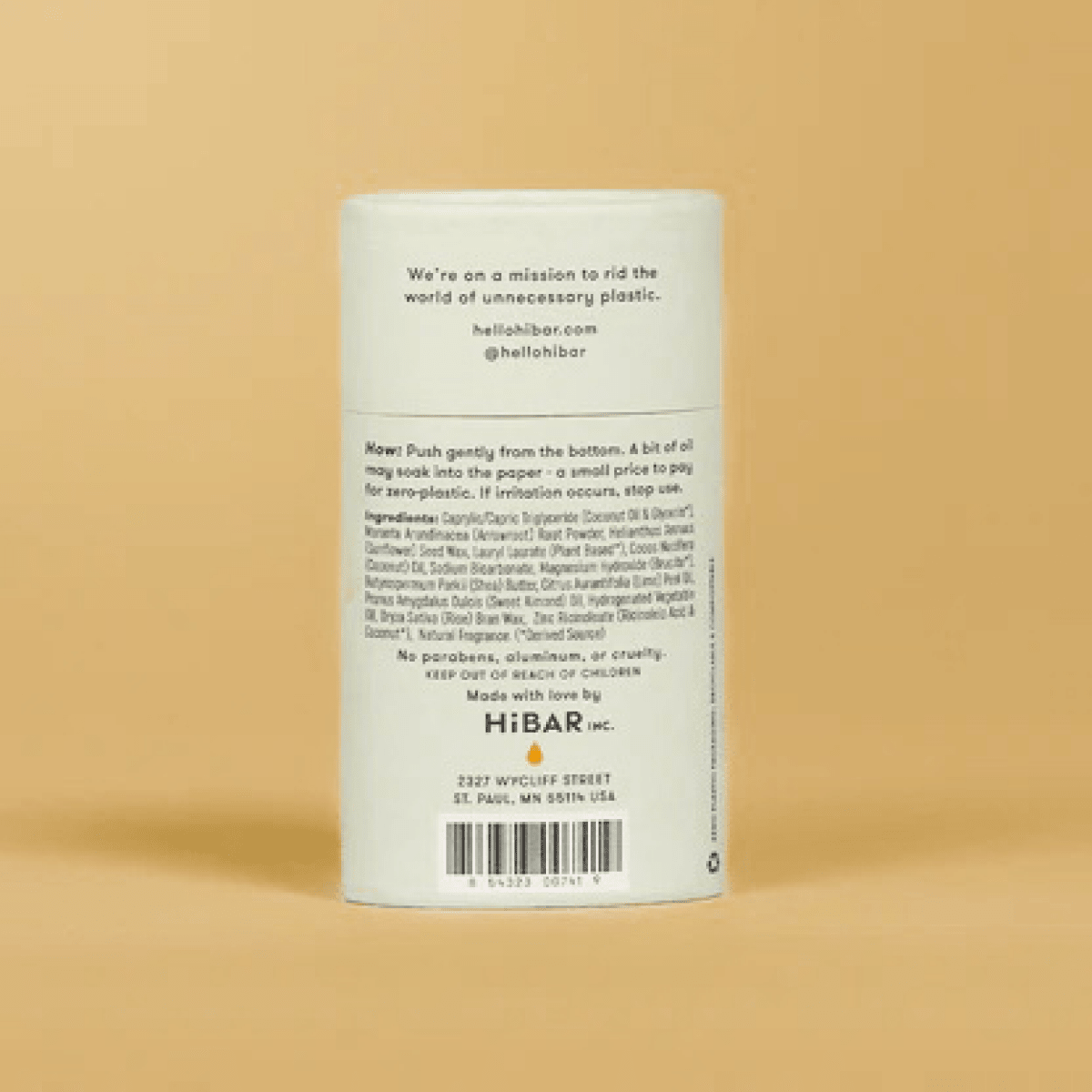 Plastic-Free Deodorant HiBAR