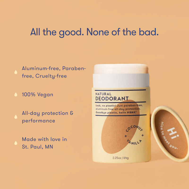 Plastic-Free Deodorant HiBAR