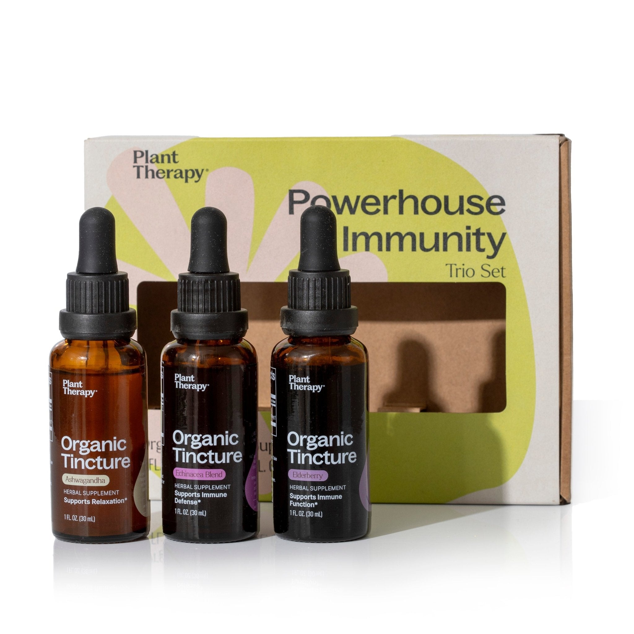 Powerhouse Immunity Tincture Trio Set Plant Therapy