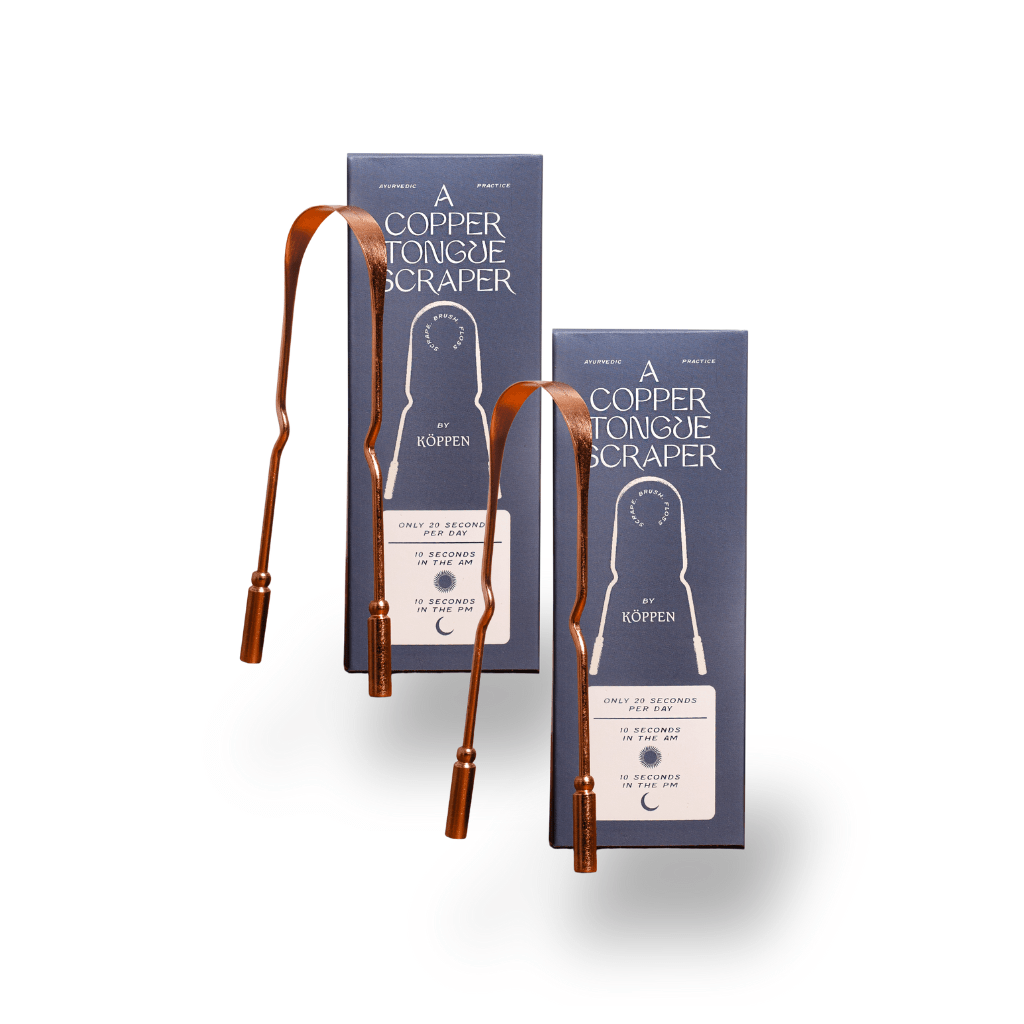 Pure Copper Tongue Scraper | Fresh Breath & Enhanced Taste KÖPPEN