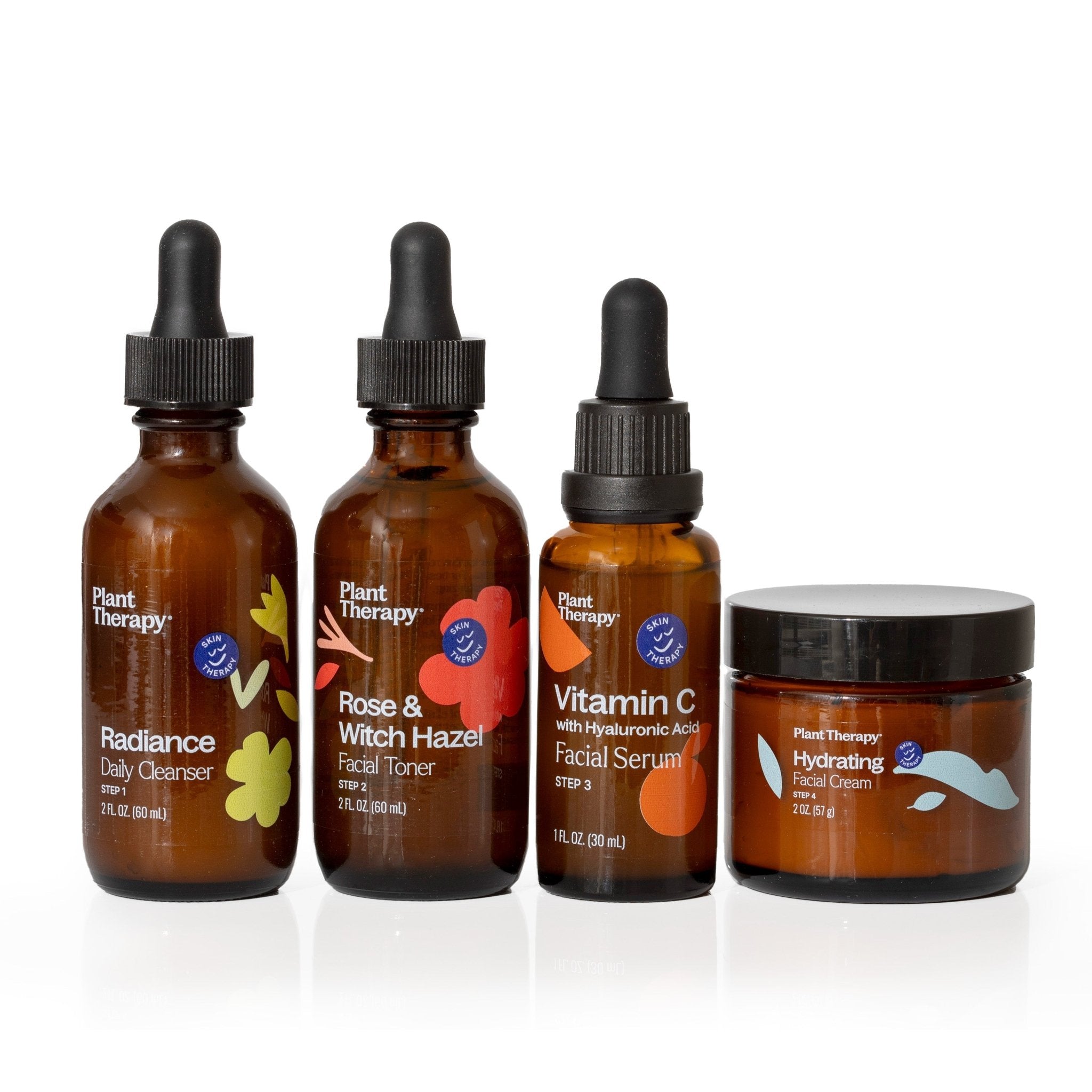 Ready, Set, Glow 4 Step Skin Care Set Plant Therapy