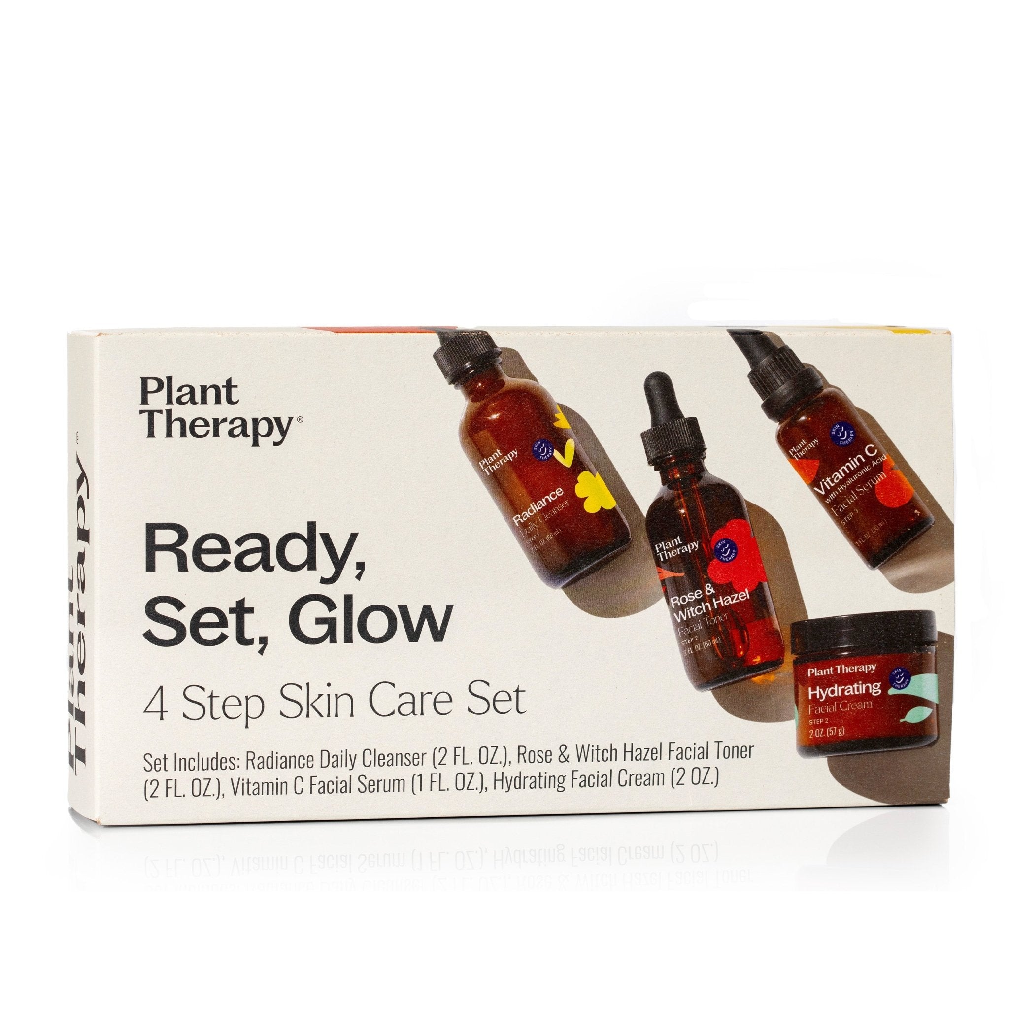 Ready, Set, Glow 4 Step Skin Care Set Plant Therapy