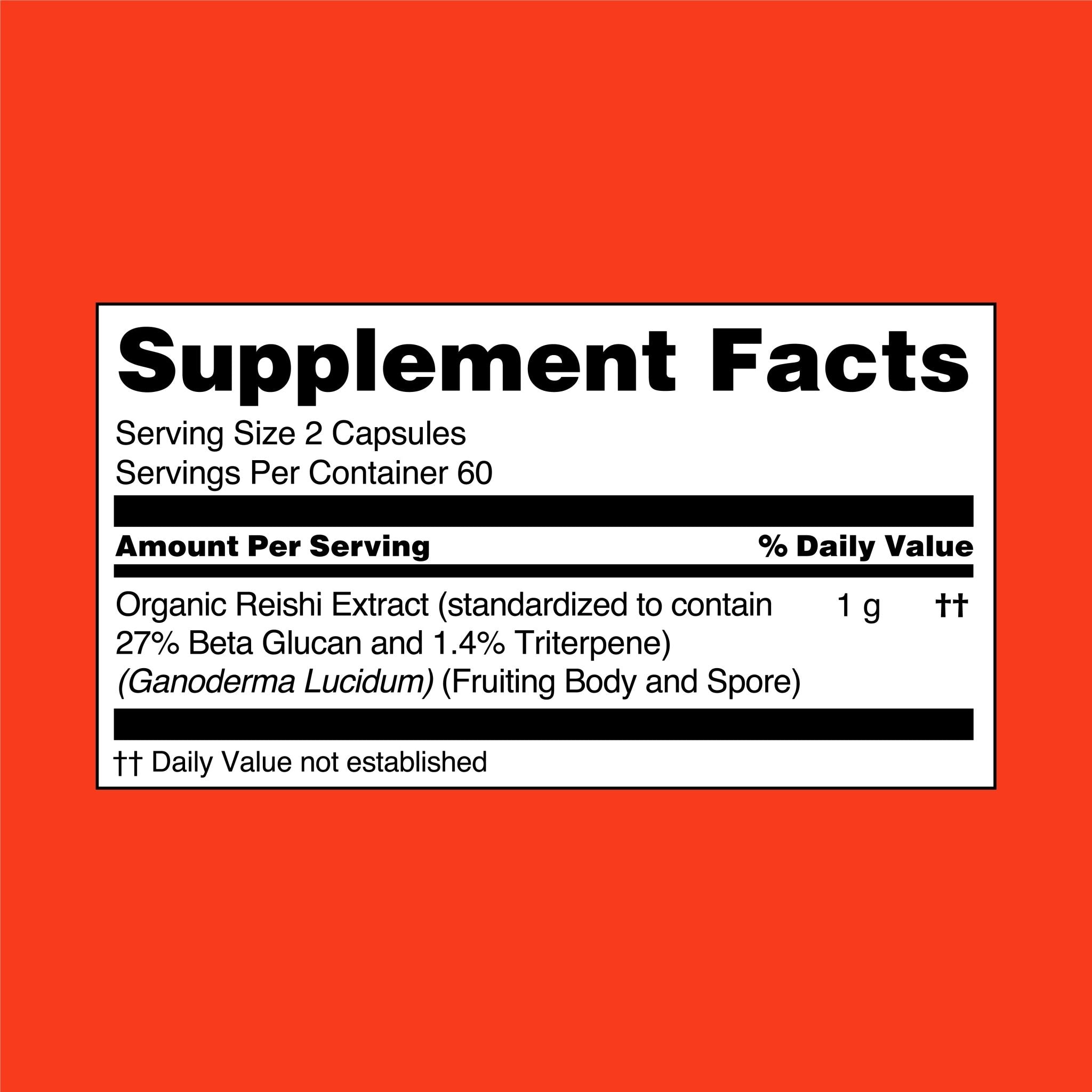 Reishi Mushroom Extract Capsules FreshCap Mushrooms