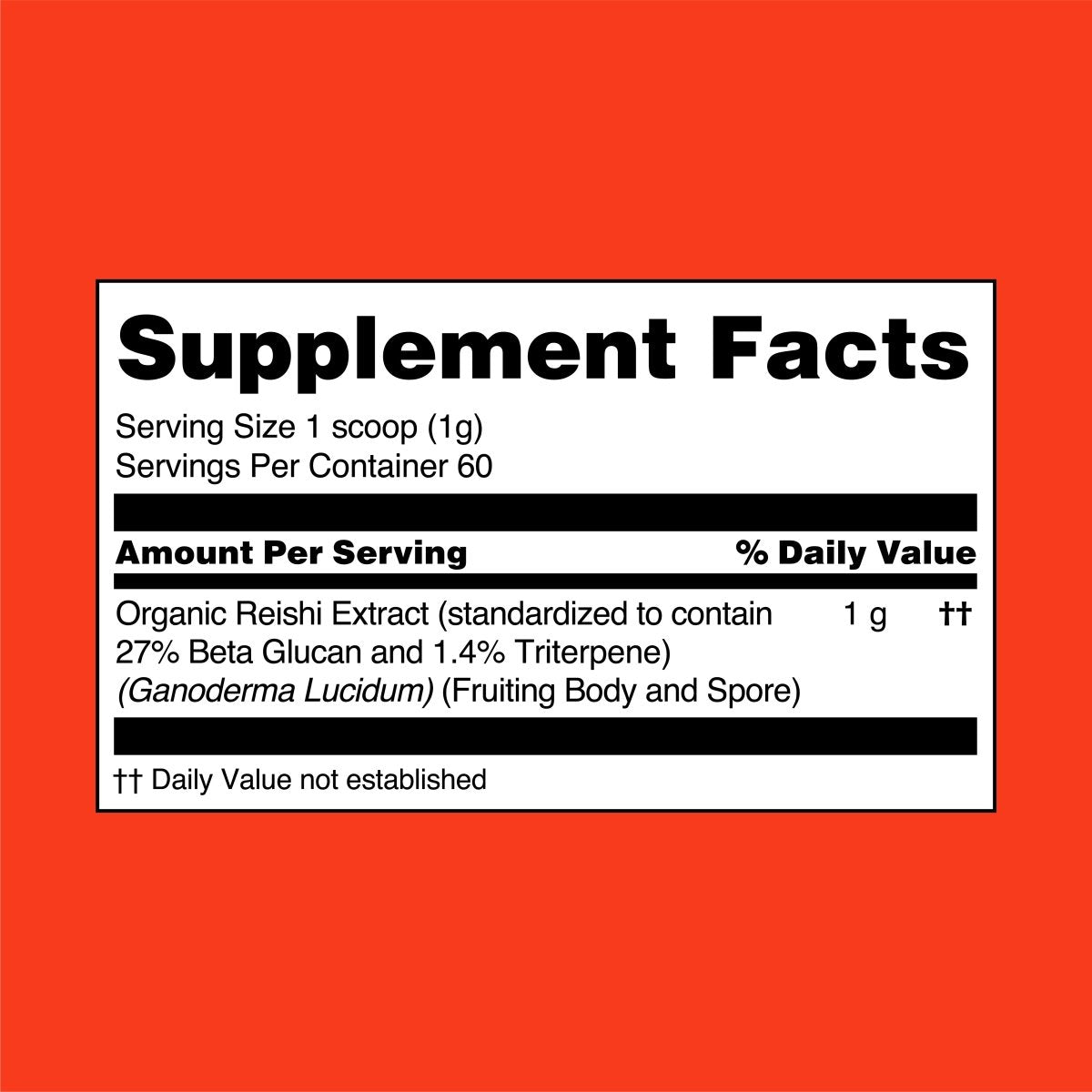 Reishi Mushroom Extract Powder FreshCap Mushrooms