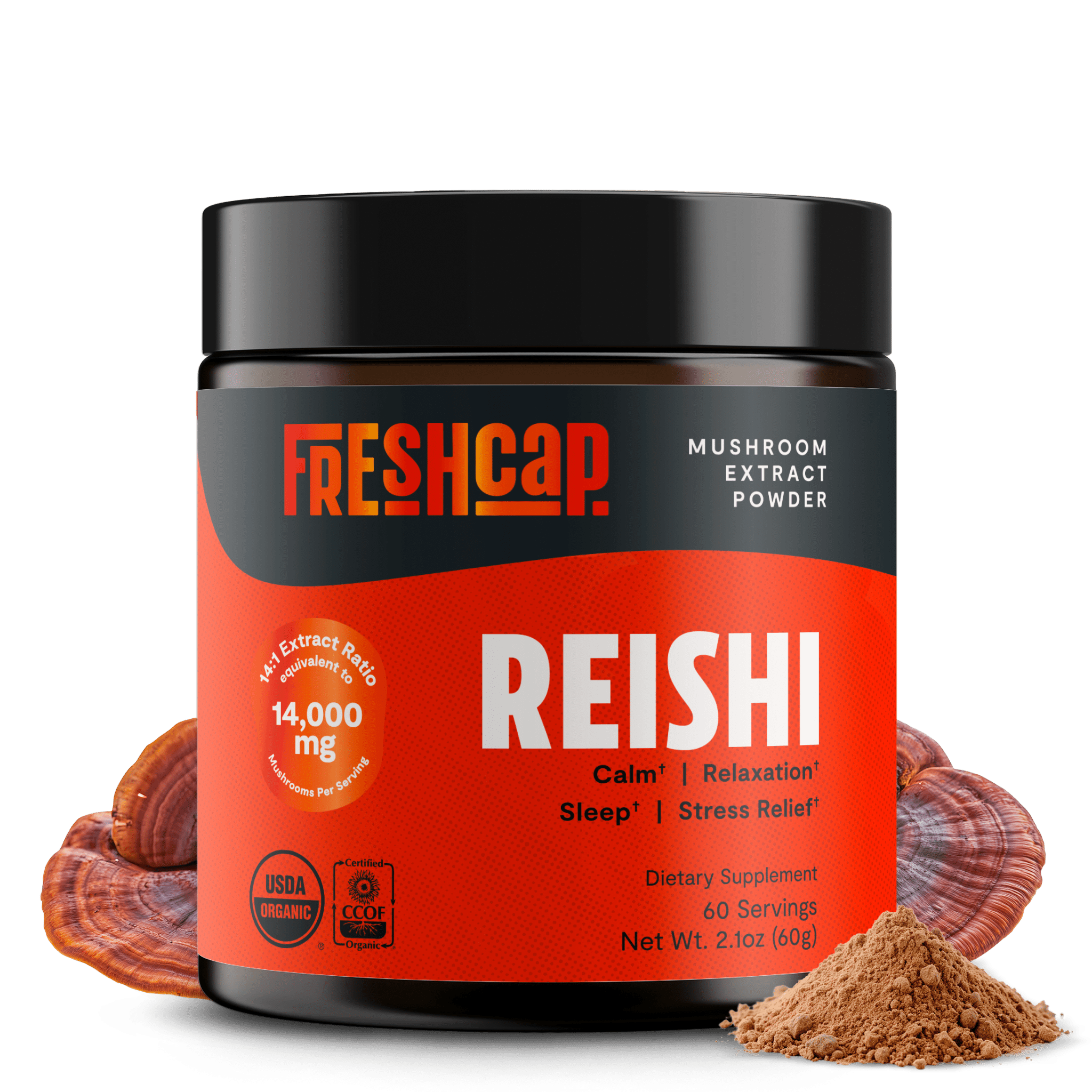 Reishi Mushroom Extract Powder FreshCap Mushrooms