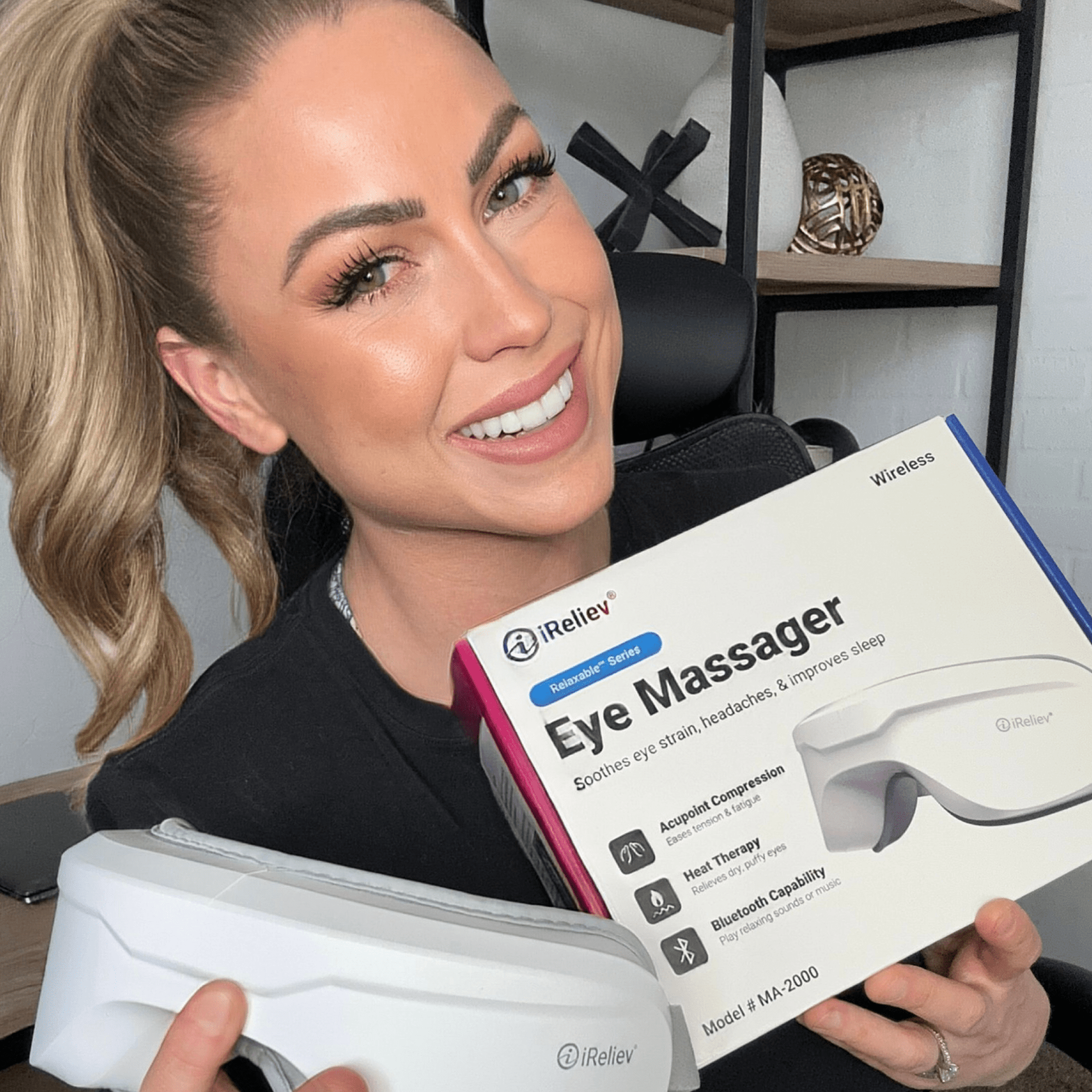 Relaxable™ Eye Massager with Heat iReliev