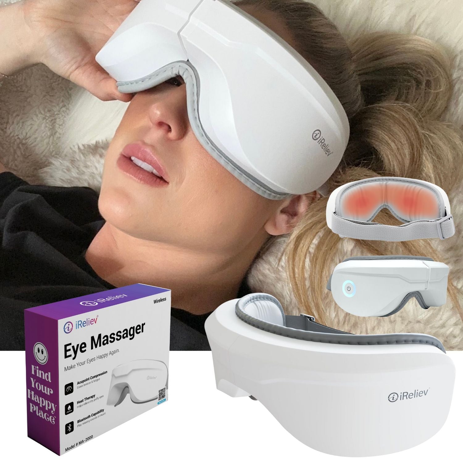 Relaxable™ Eye Massager with Heat iReliev