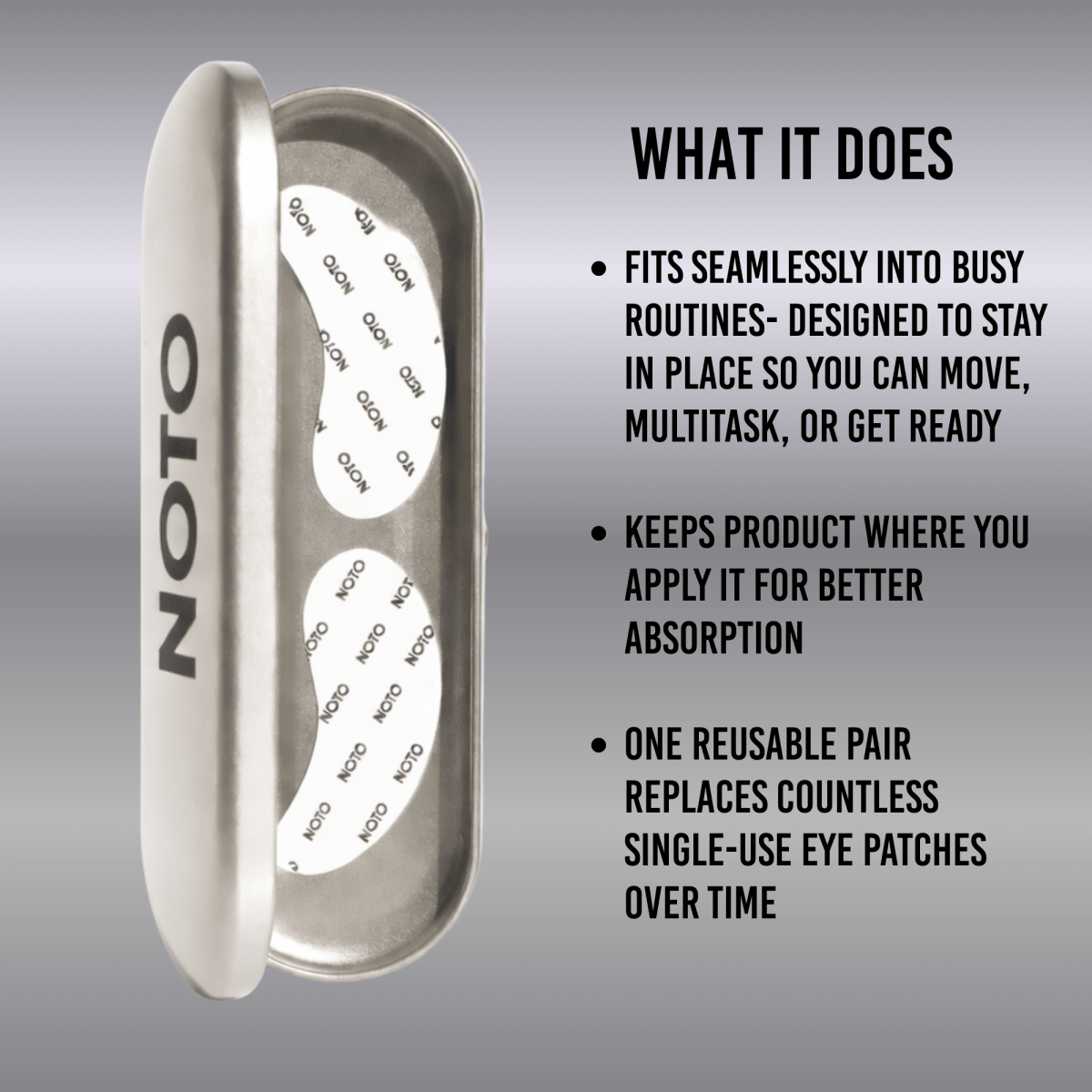 RE/SET Reusable Eye Boost Mask NOTO Botanics