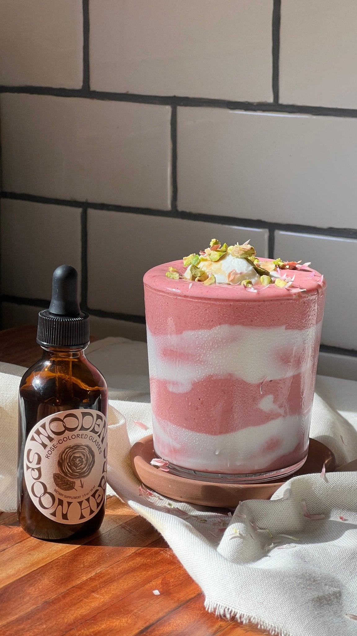 Rose - Colored Glasses WOODEN SPOON HERBS