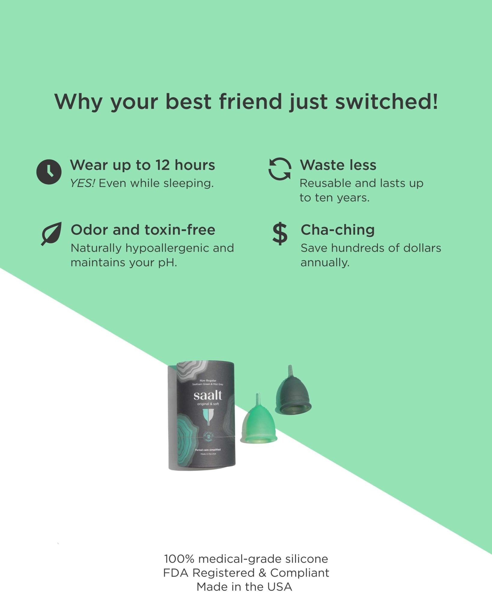 Saalt Twin Pack Saalt