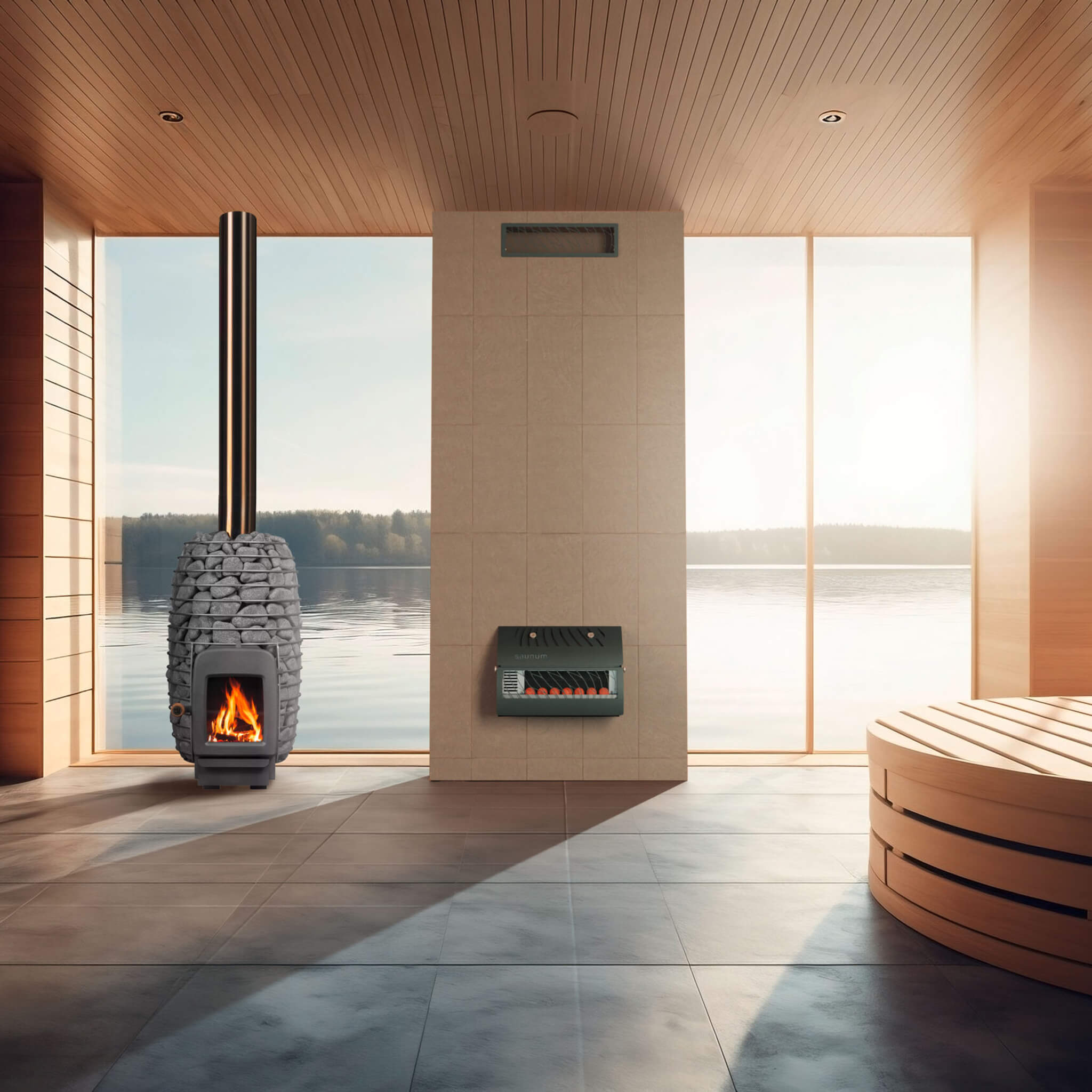 Saunum AirSolo 70/80 Wall - Mount Sauna Temp & Steam Equalizer (SAK48592) SAKSBY WHOLESALE