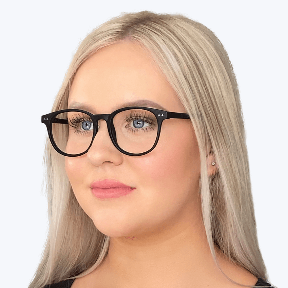 ScreenTime Billie Computer Glasses - Black BlockBlueLight
