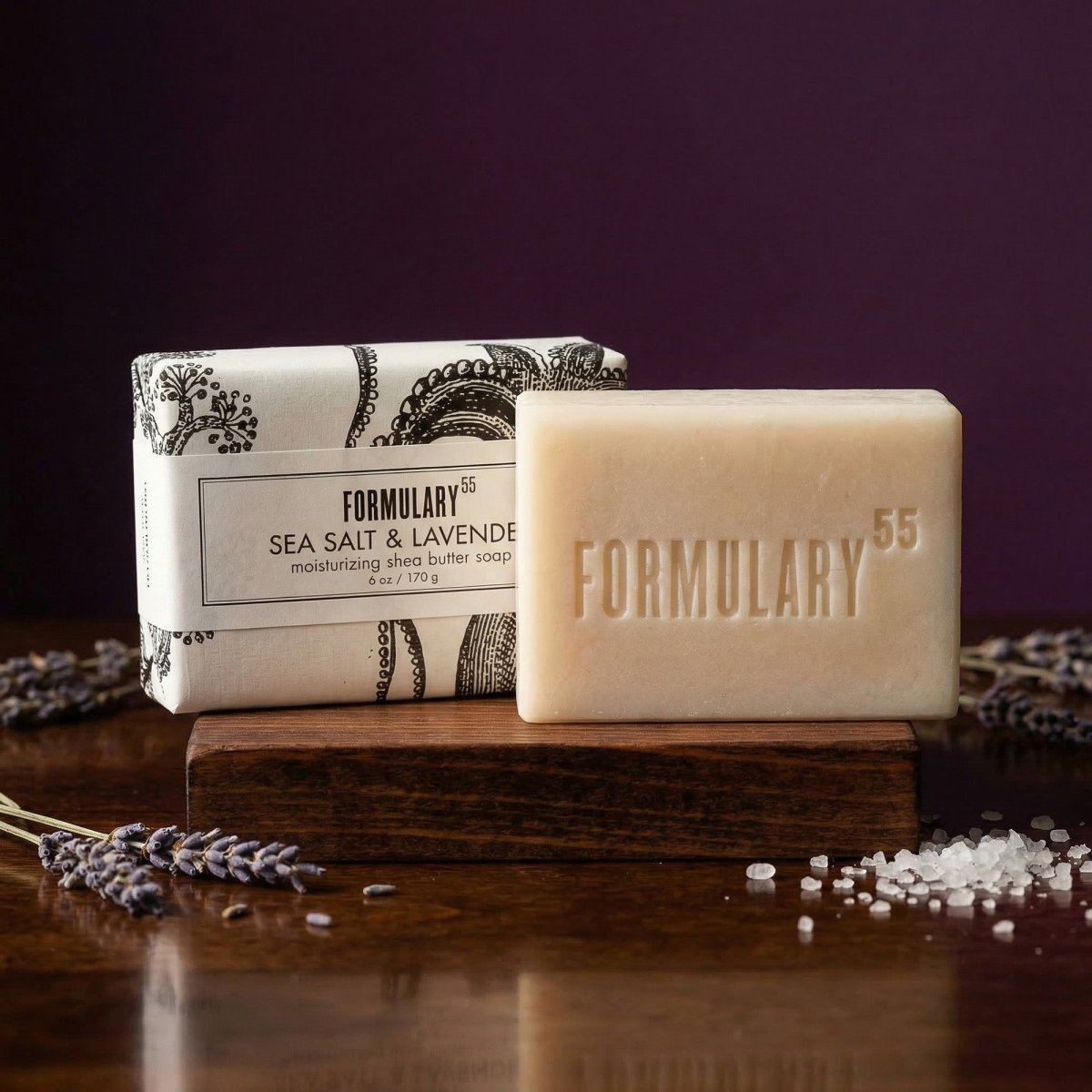 Sea Salt & Lavender - Shea Butter Soap Formulary 55