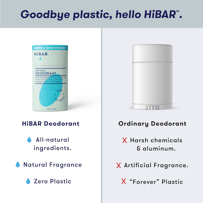 Sensitive Plastic - Free Deodorant HiBAR