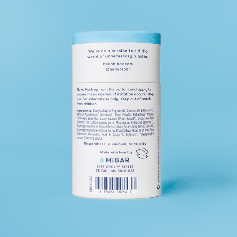 Sensitive Plastic-Free Deodorant HiBAR