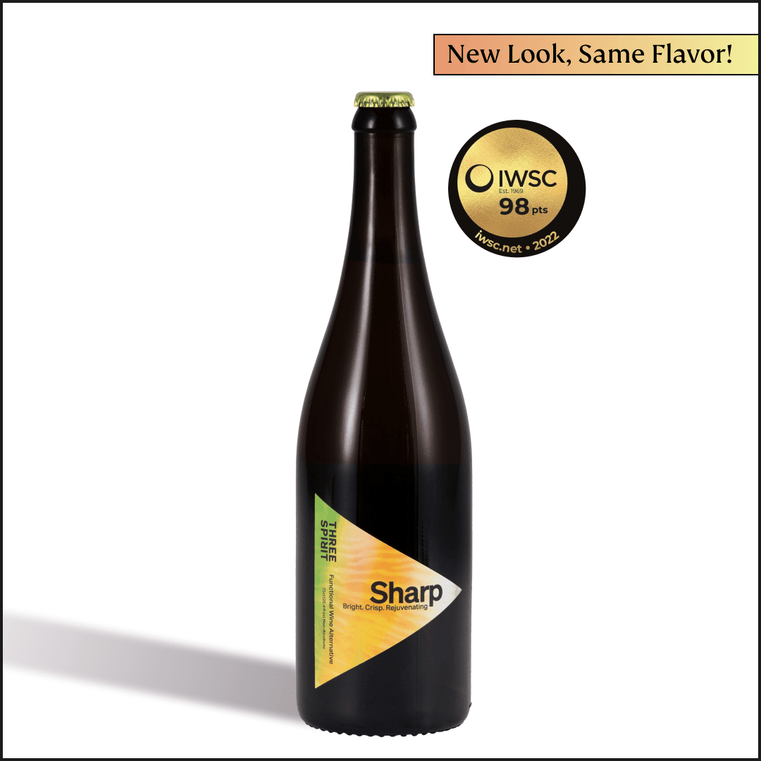 Sharp • Non - Alcoholic White Wine Alternative • Liquid Sunshine Three Spirit US