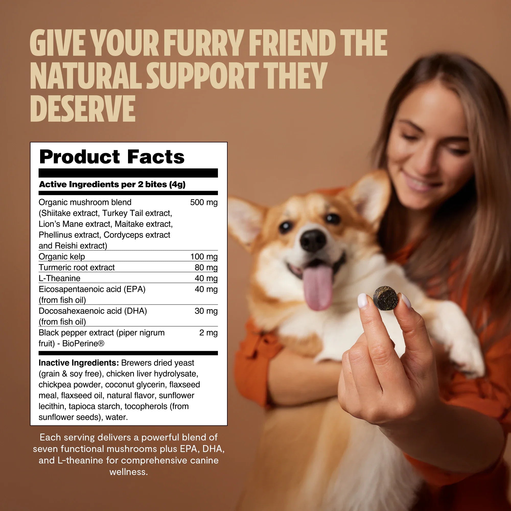 Shroomies® - Mushrooms For Dogs FreshCap Mushrooms