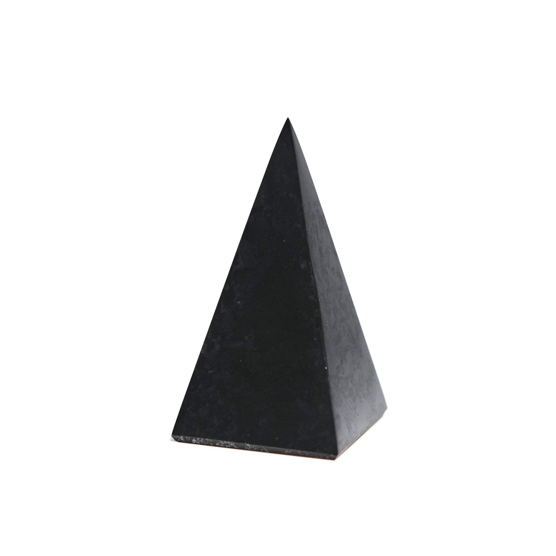 Shungite Pyramid Tall CRYSTALS.COM