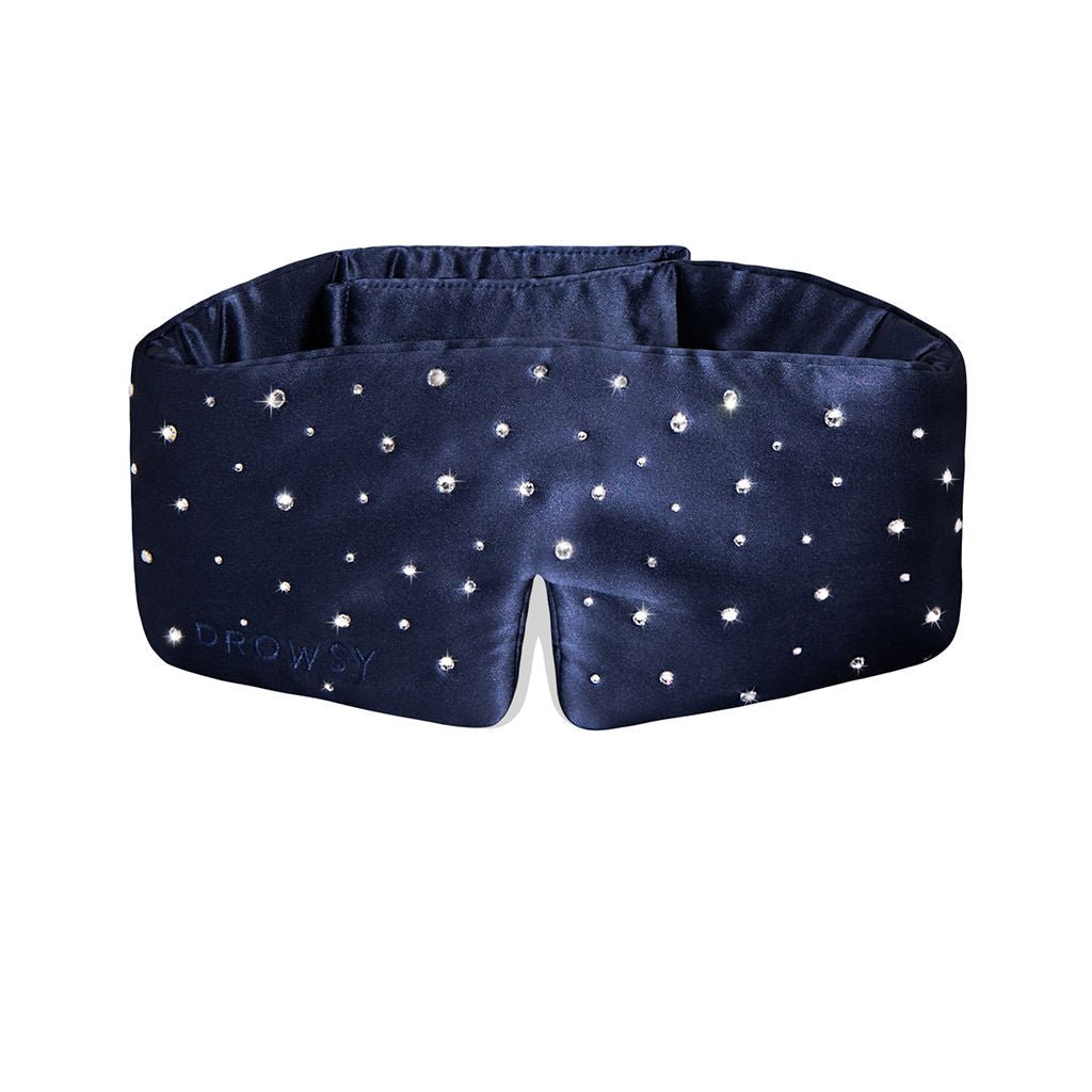 Silk Sleep Eye Mask Crystals by Swarovski® Drowsy
