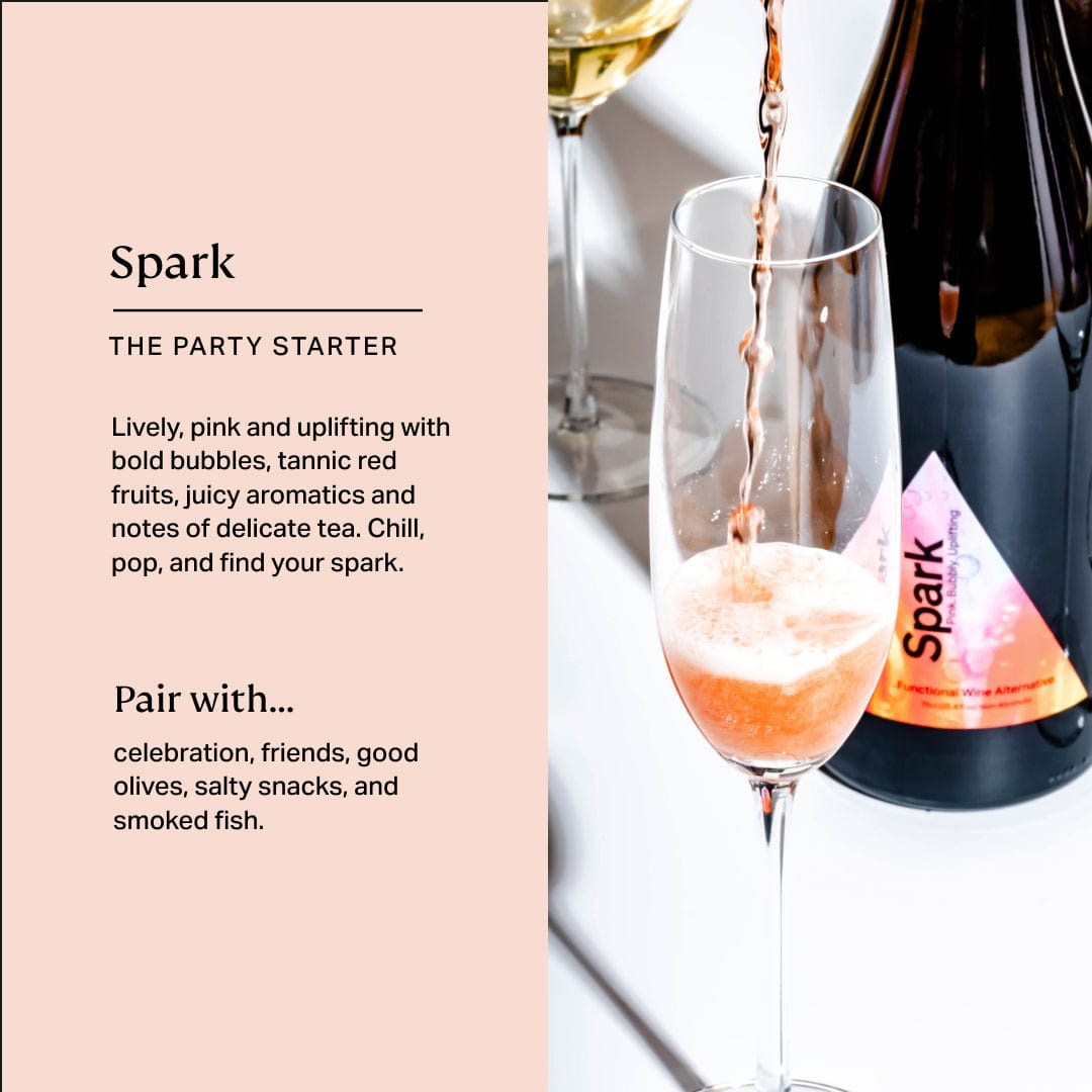 Spark • Non - Alcoholic Sparkling Alternative • The Party Starter Three Spirit US