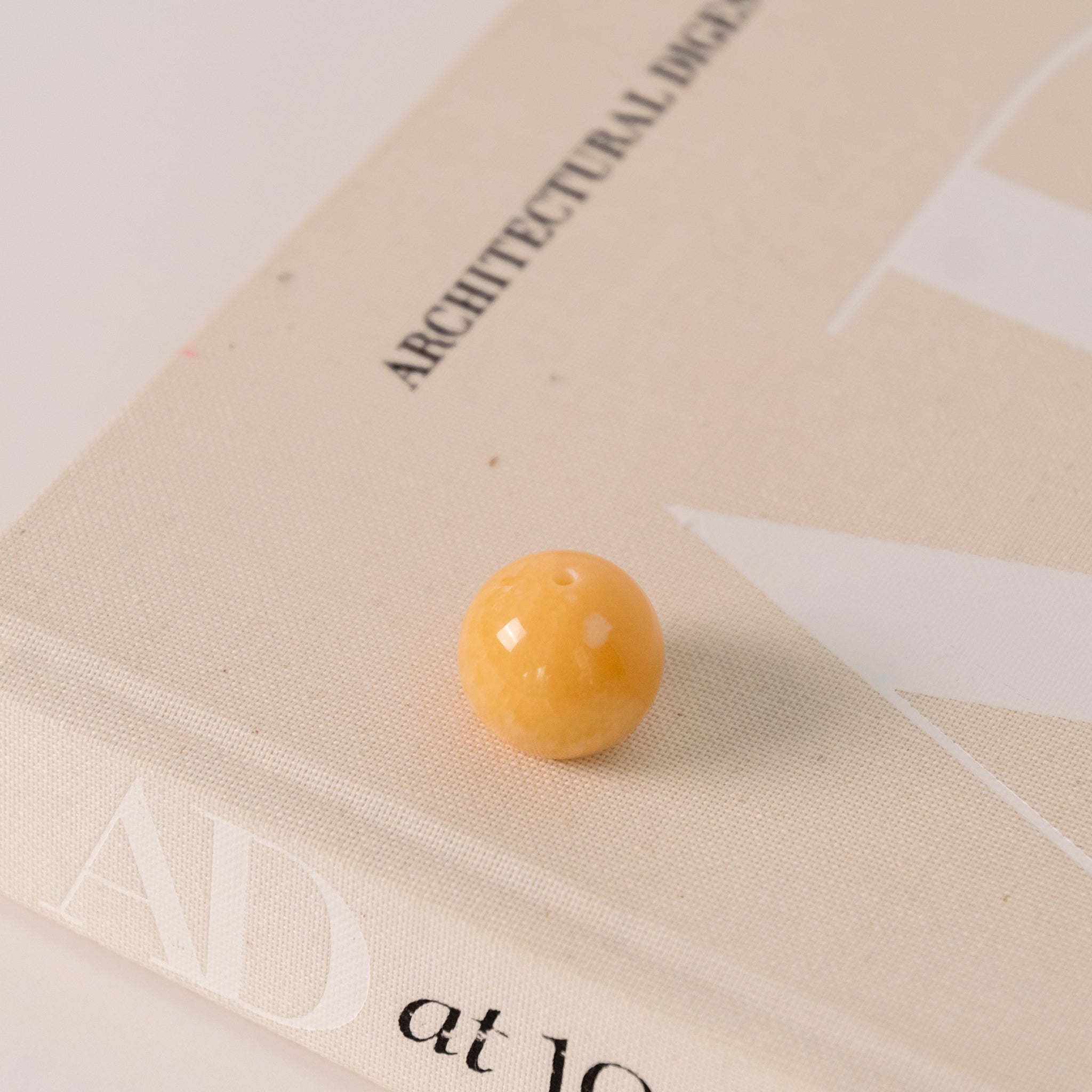 Sphere Topaz Incense Holder CEDAR AND MYRRH