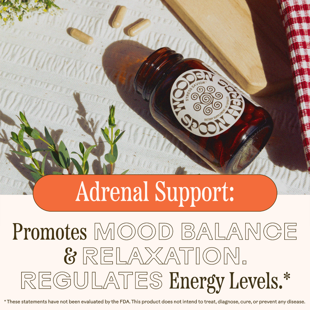 Stress Savior WOODEN SPOON HERBS