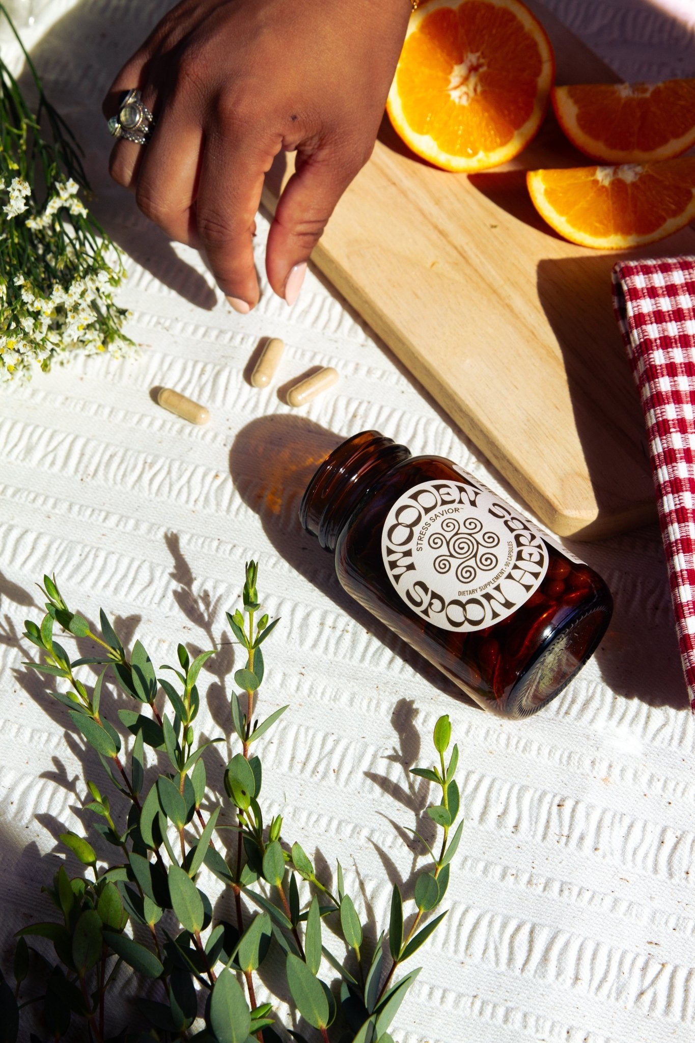 Stress Savior WOODEN SPOON HERBS