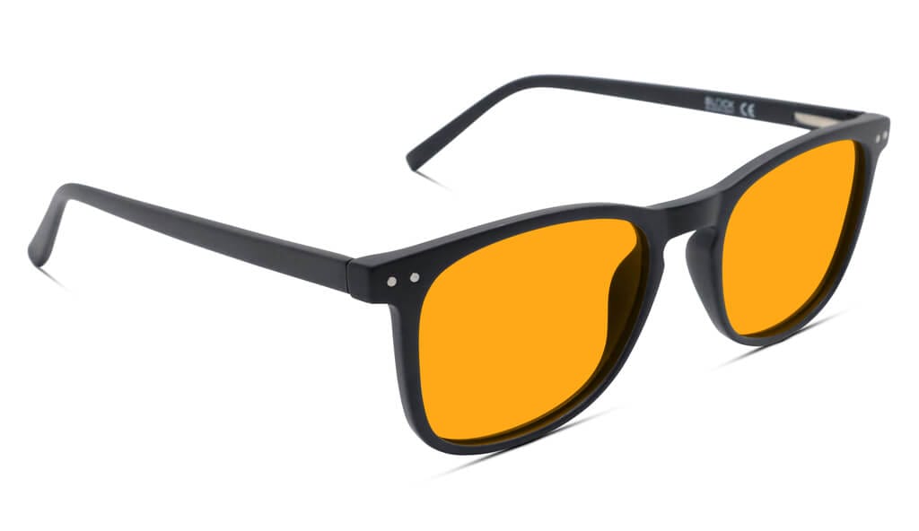 SunDown Taylor Blue Blocking Glasses - Black BlockBlueLight
