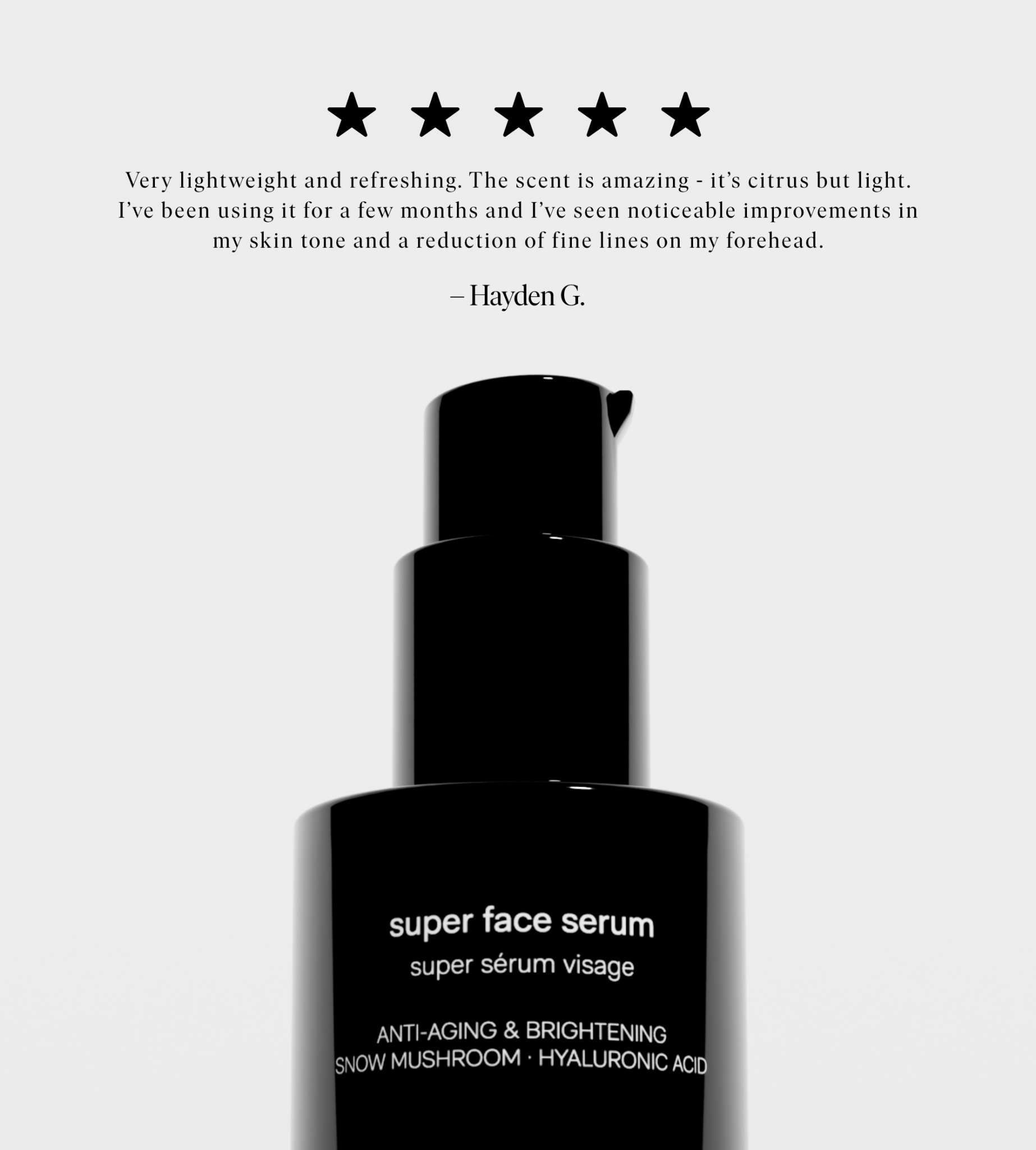 super face serum JACK HENRY