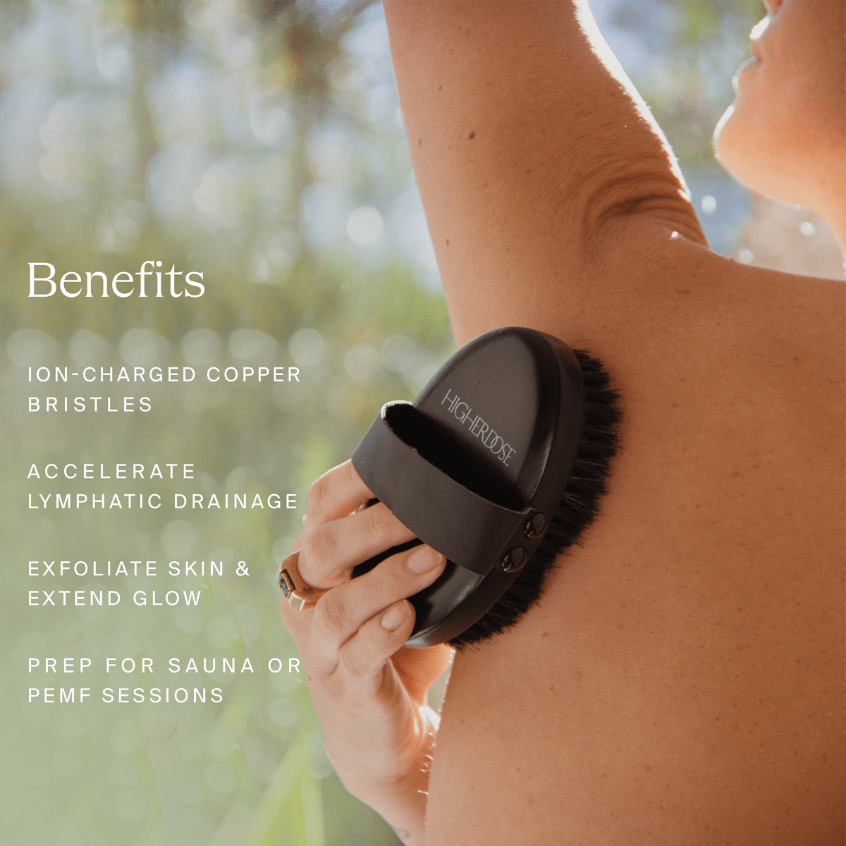 SUPERCHARGE Copper Body Brush HigherDOSE