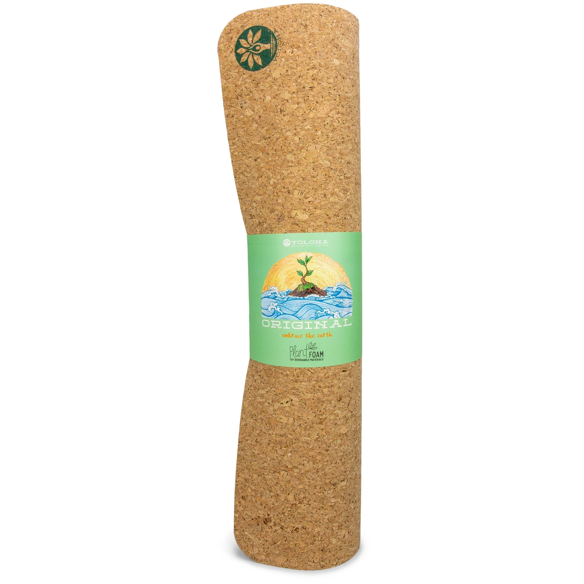 Swirly Flow Original Cork Yoga Mat Yoloha Yoga