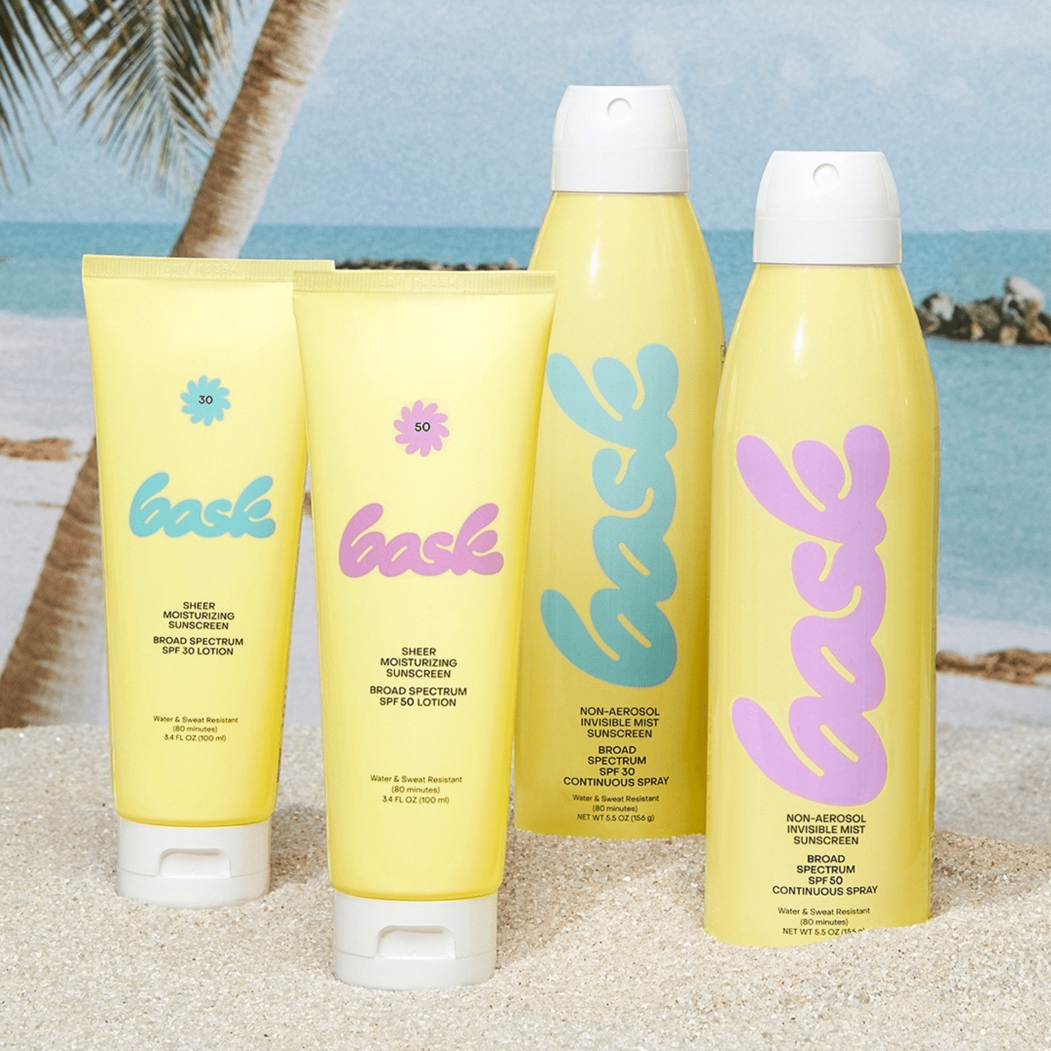 The Core Four Bask Suncare