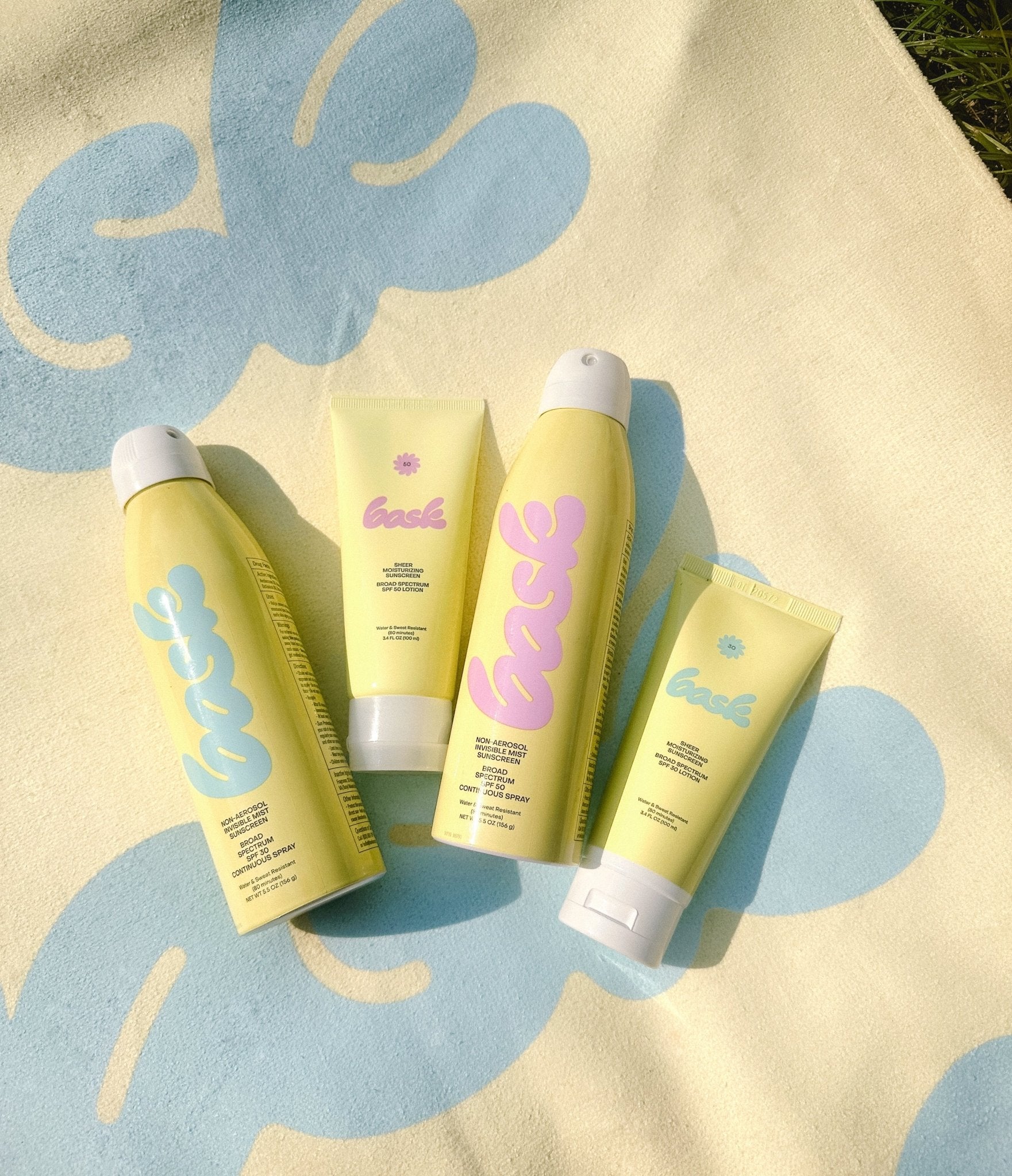 The Core Four Bask Suncare