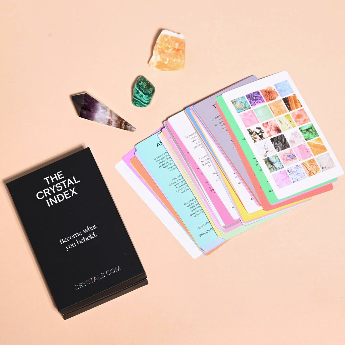 THE CRYSTAL INDEX - CARD DECK CRYSTALS.COM