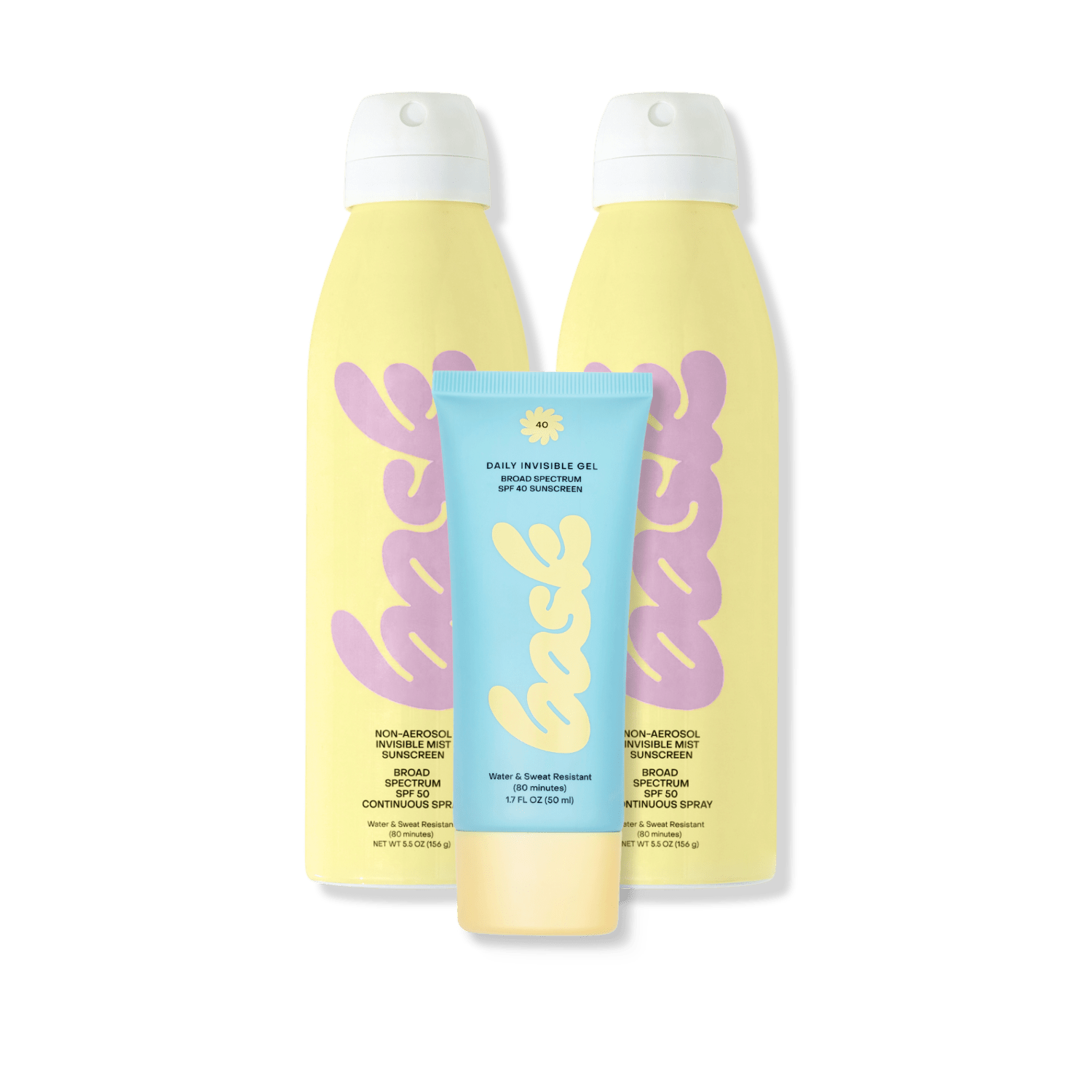 The Transparent Trio Bask Suncare