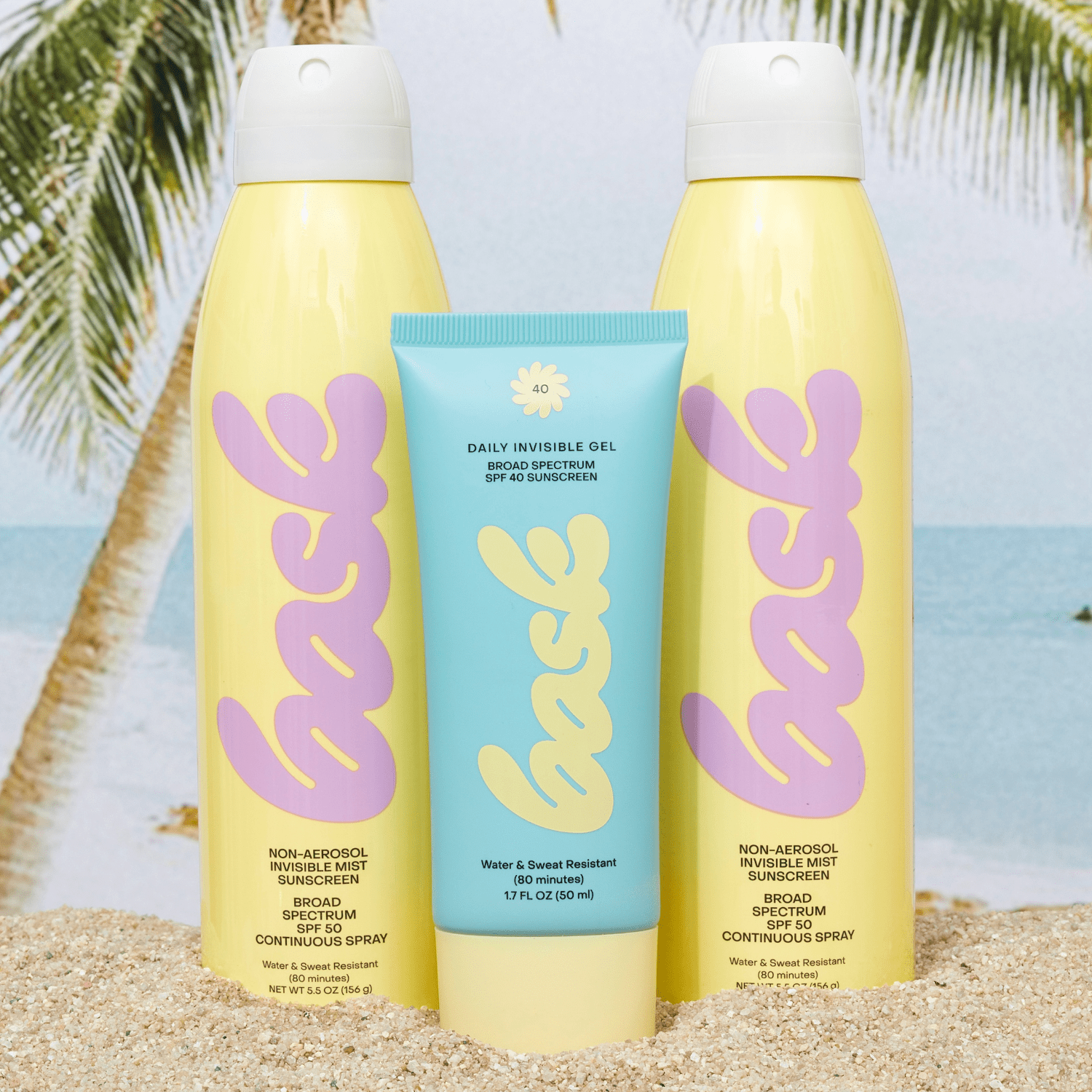 The Transparent Trio Bask Suncare