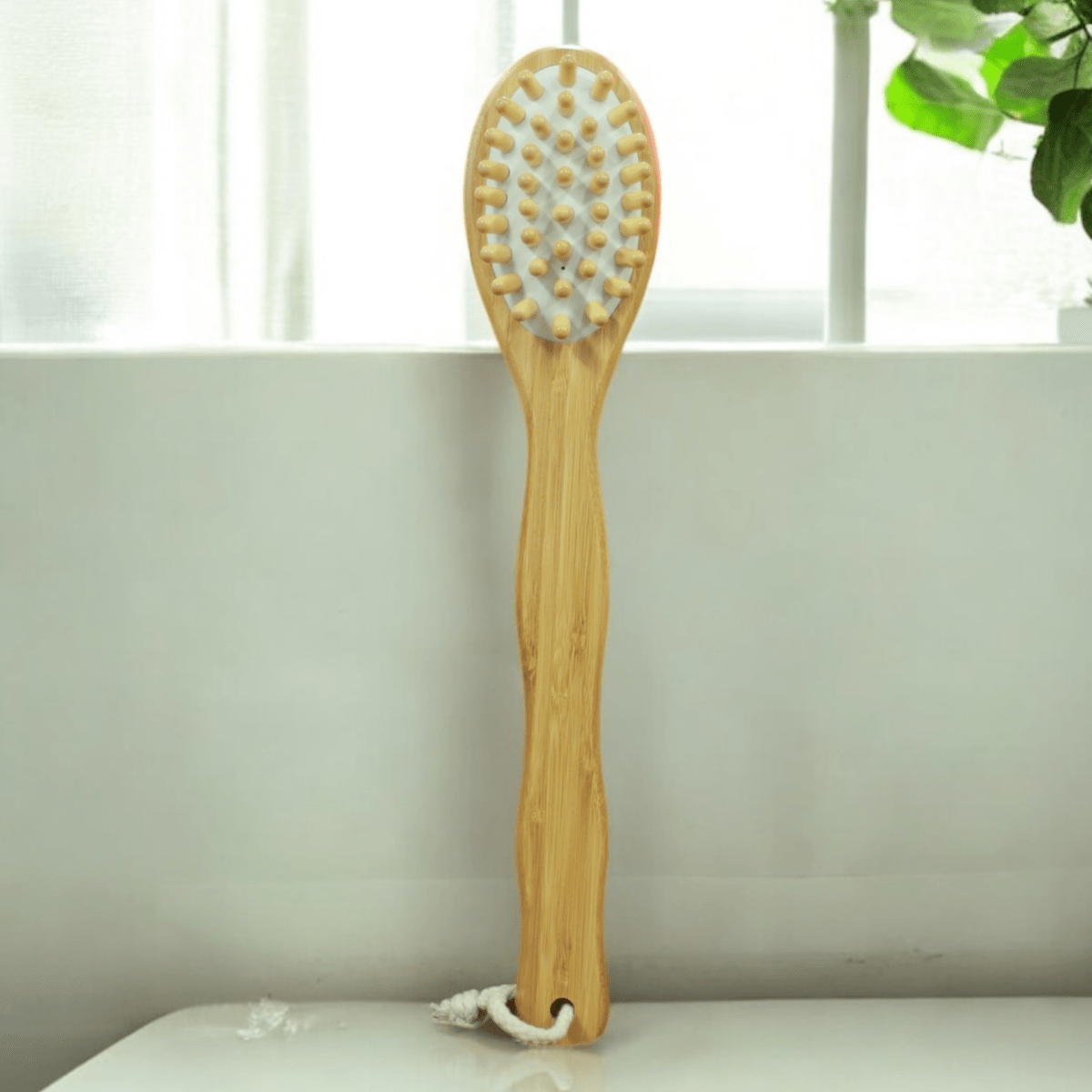 TheraBrush With Copper Bristles - LONG HANDLE (Vegan) Therasage